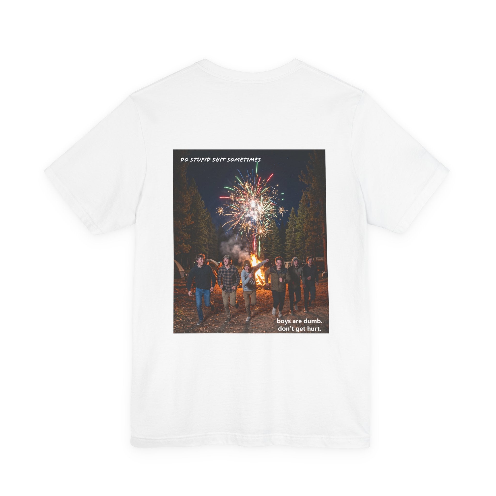 Boys Are Dumb - Back Print T