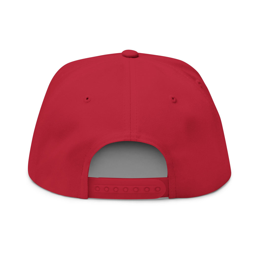 DZLFRK Script Logo Flat Bill Cap | Embroidered Snapback