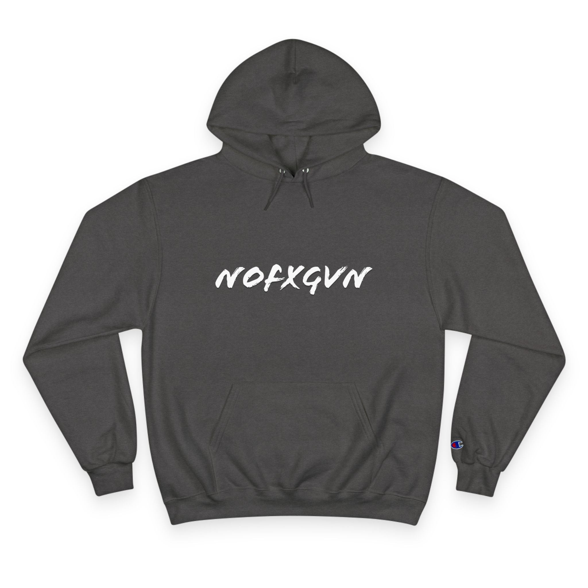 NOFXGVN - White Text Hoodie