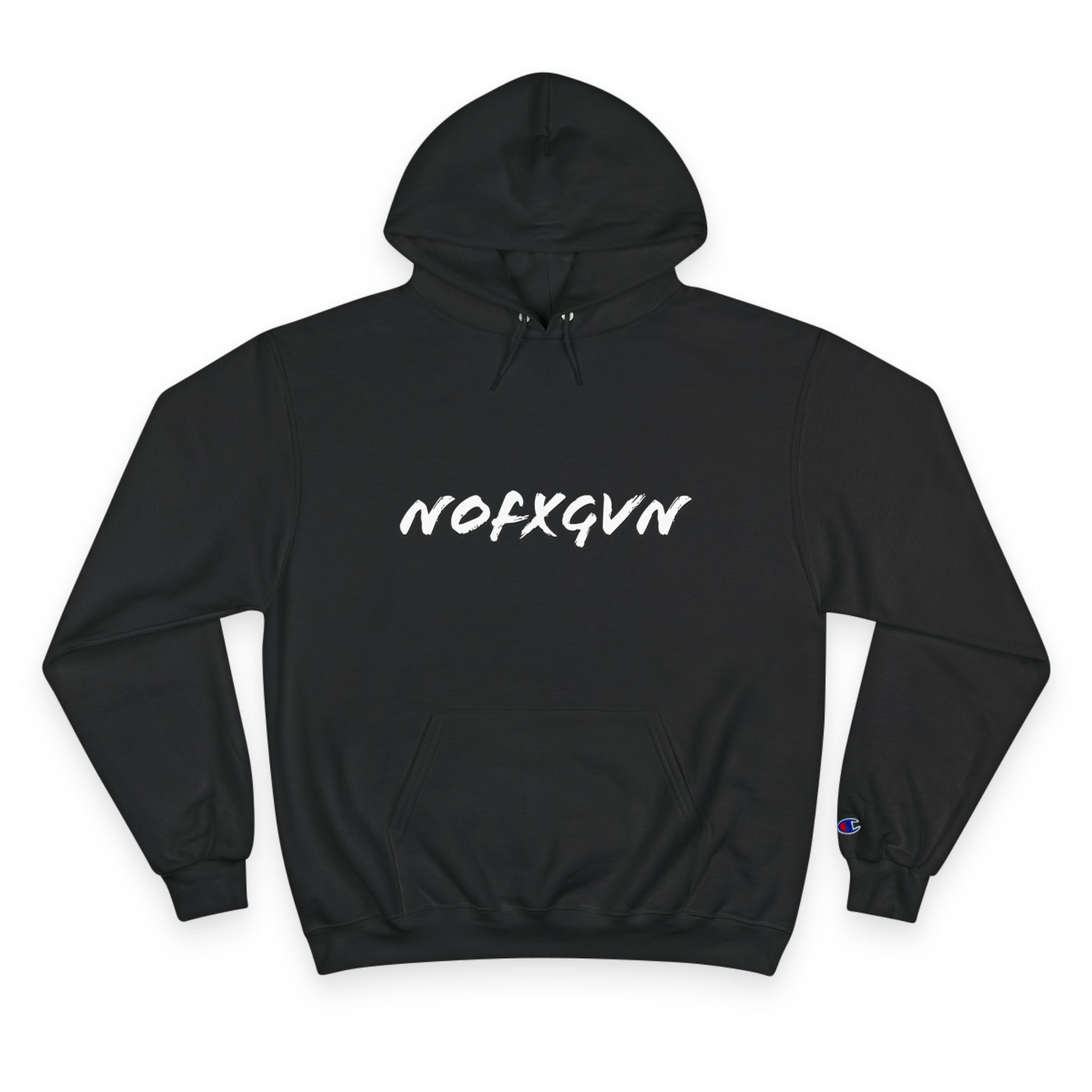 NOFXGVN - White Text Hoodie