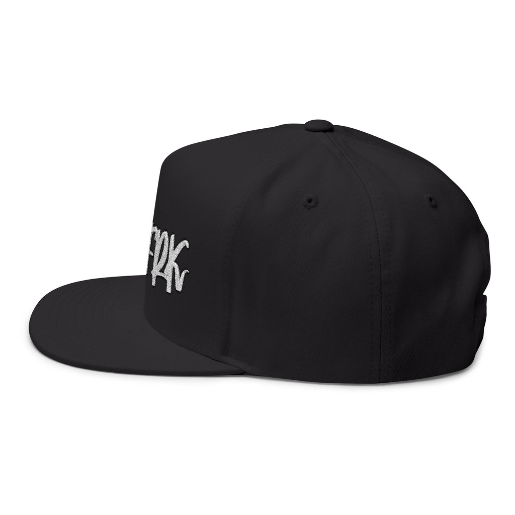 DZLFRK Script Logo Flat Bill Cap | Embroidered Snapback