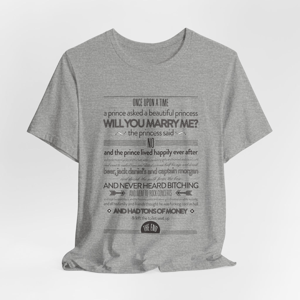 A Princely Tale T-Shirt in Athletic Heather | NOFXGVN