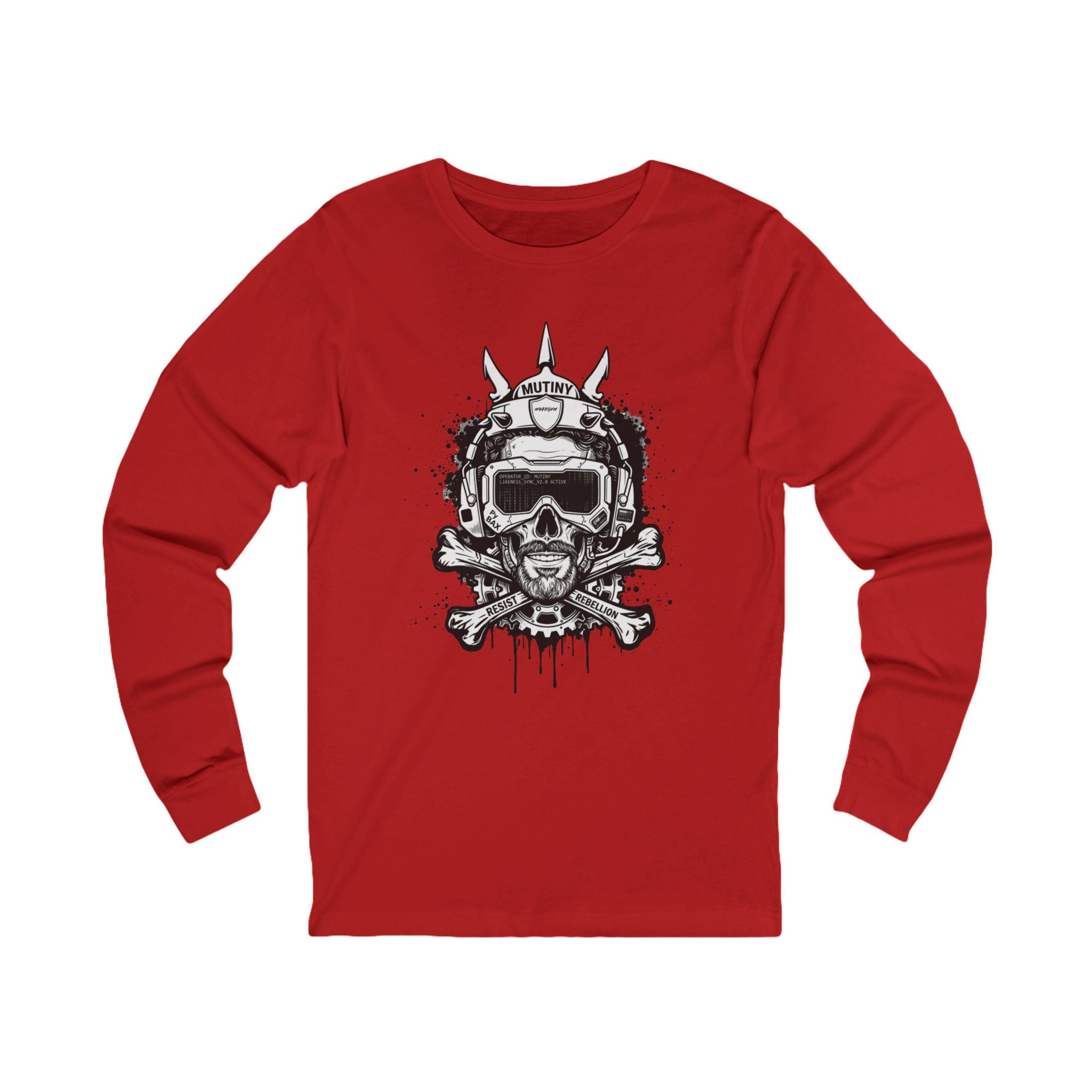 Skull Pilot Long Sleeve Tee