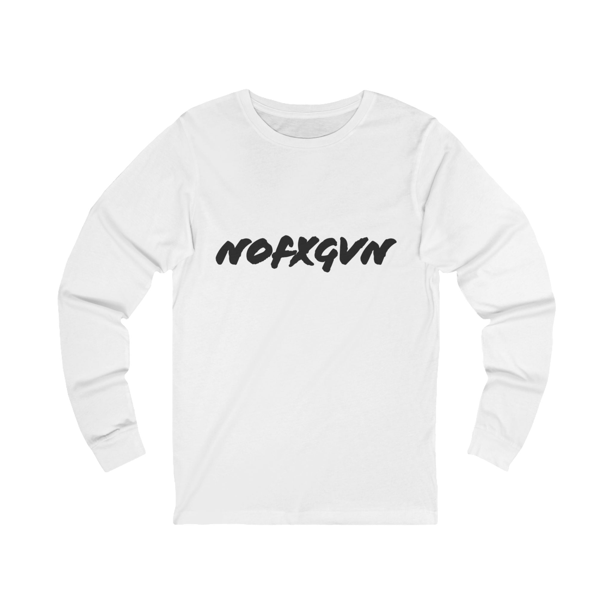 NOFXGVN Long Sleeve Tee in White | NOFXGVN