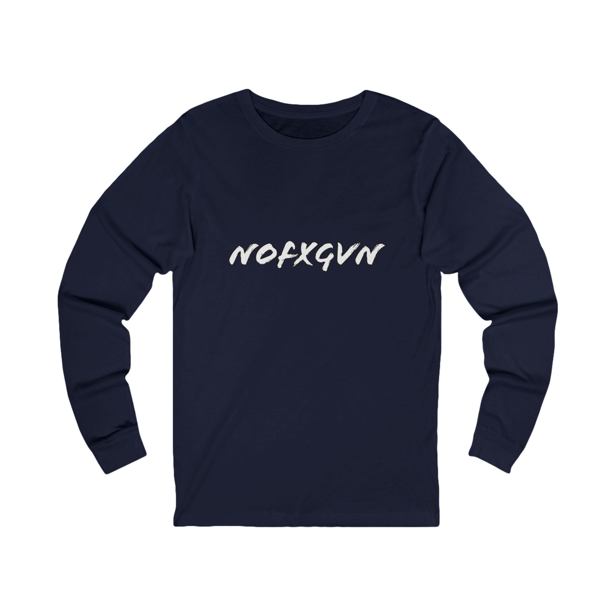 'send it.' Long Sleeve Tee in Navy | NOFXGVN