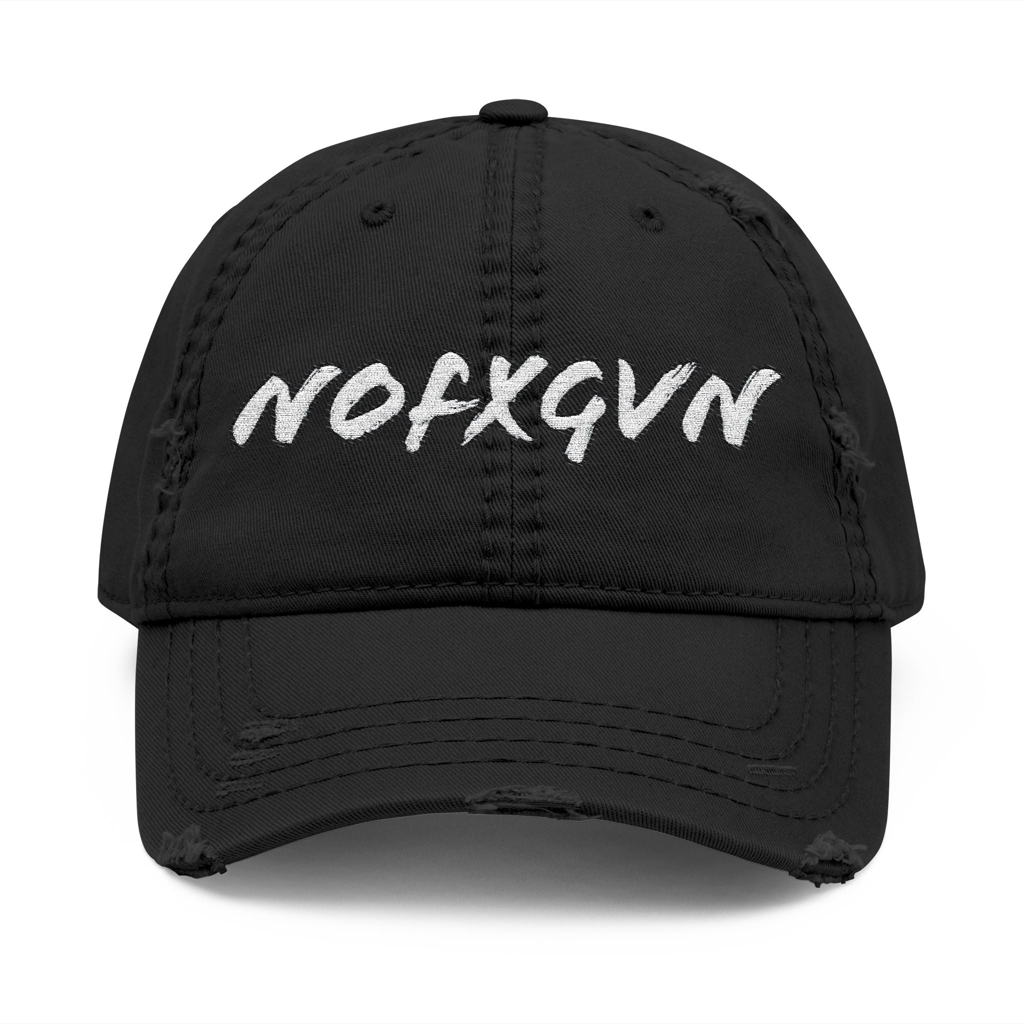 NOFXGVN Distressed Streetwear Cap