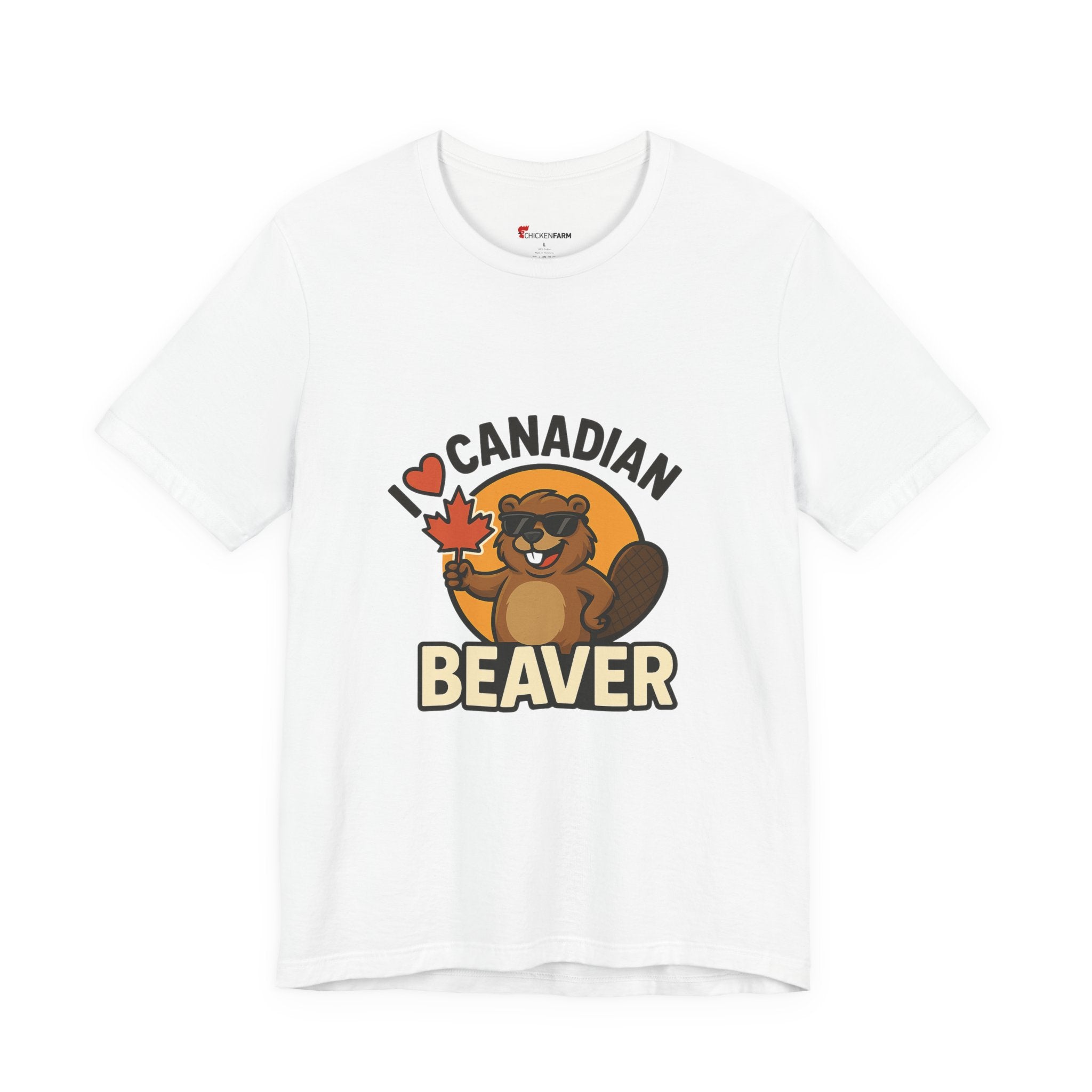I LOVE CANADIAN BEAVER t-shirt in White | NOFXGVN
