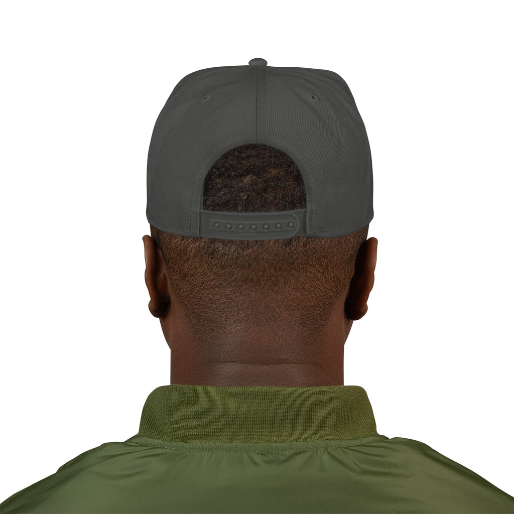 'Dirt. Sweat. Diesel.' Embroidered Snap-Back.