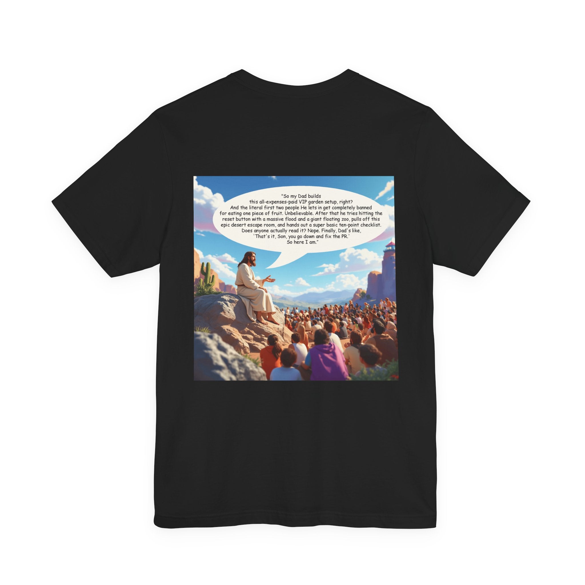 Jesus Story Graphic Tee — view 2 | NOFXGVN