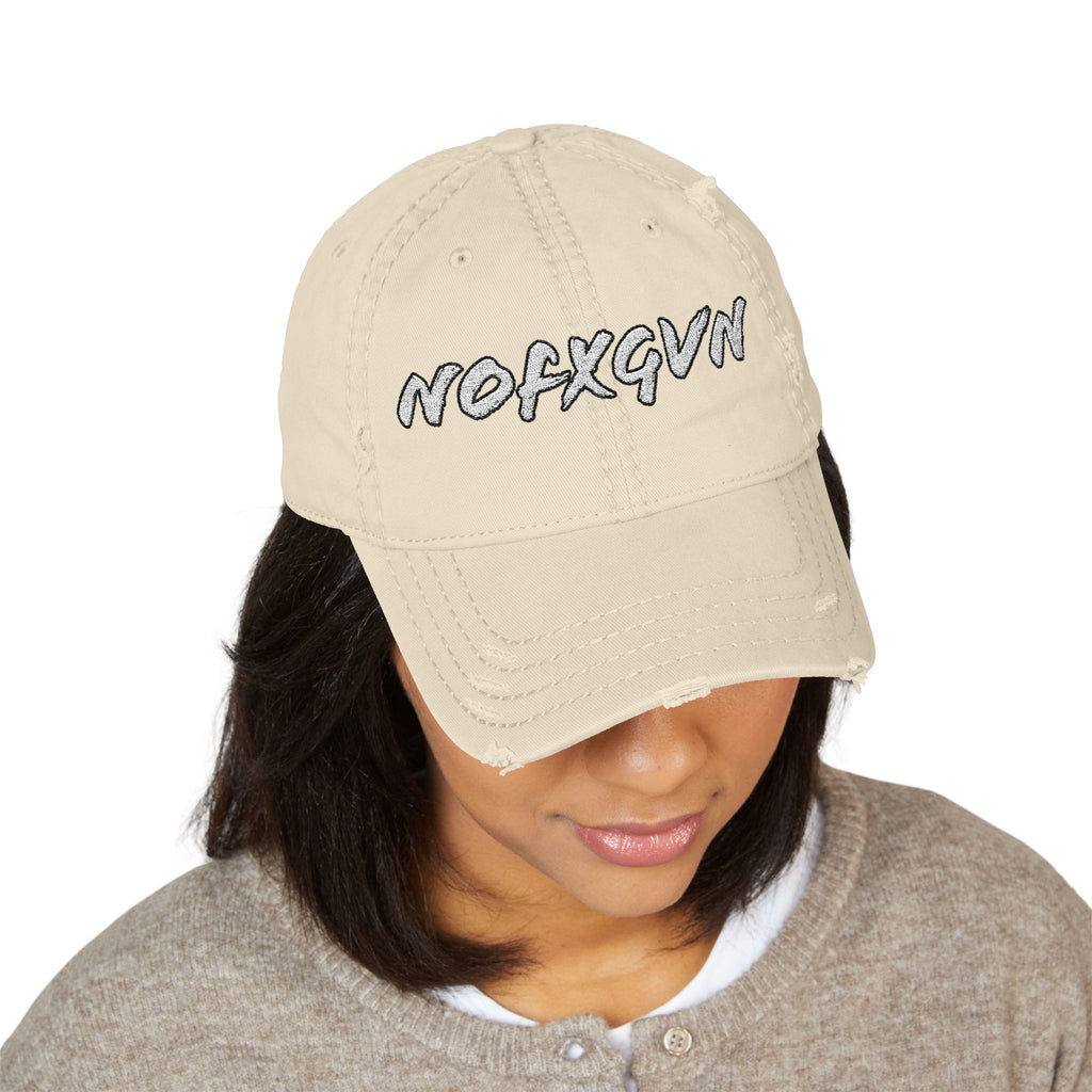 NOFXGVN Distressed Streetwear Cap