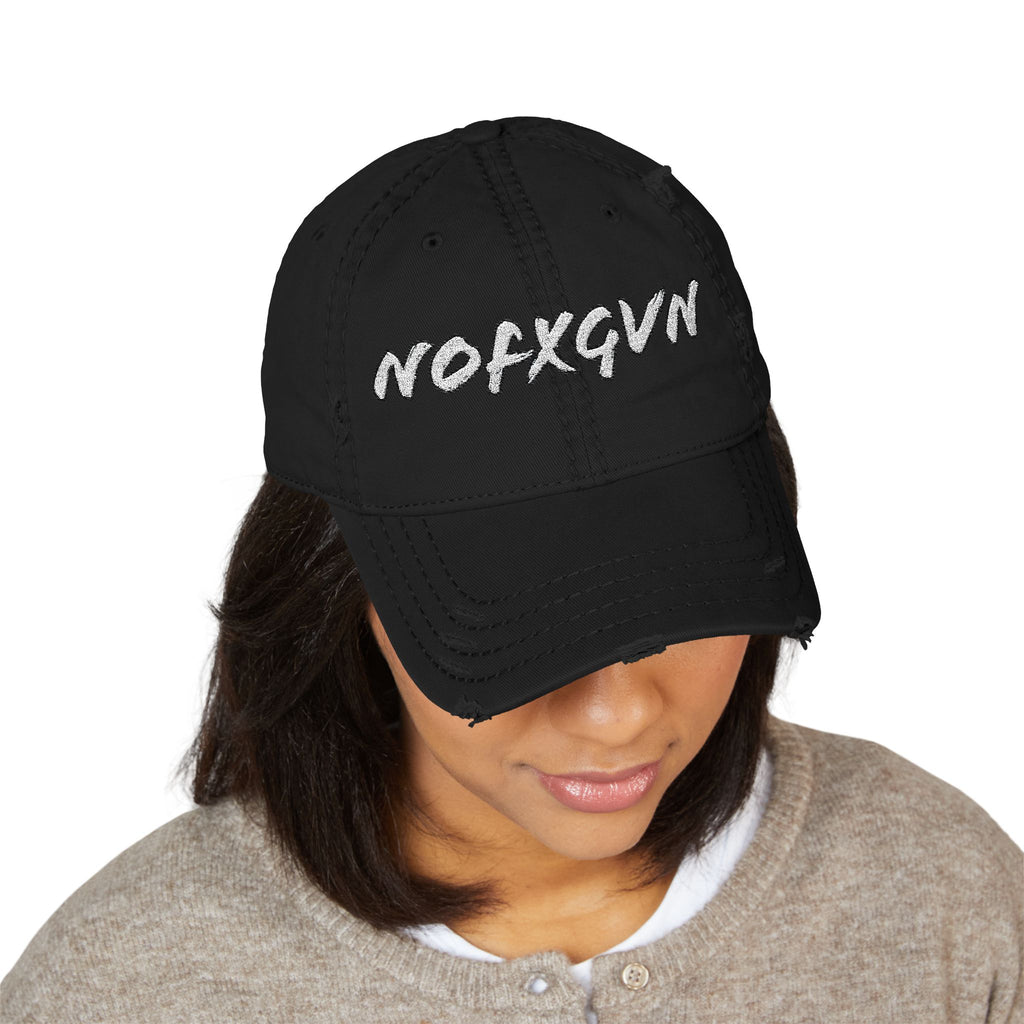 NOFXGVN Distressed Streetwear Cap