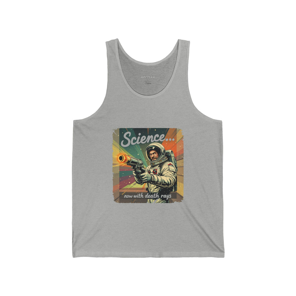 Science Retro Astronaut Tank Top in Athletic Heather | NOFXGVN