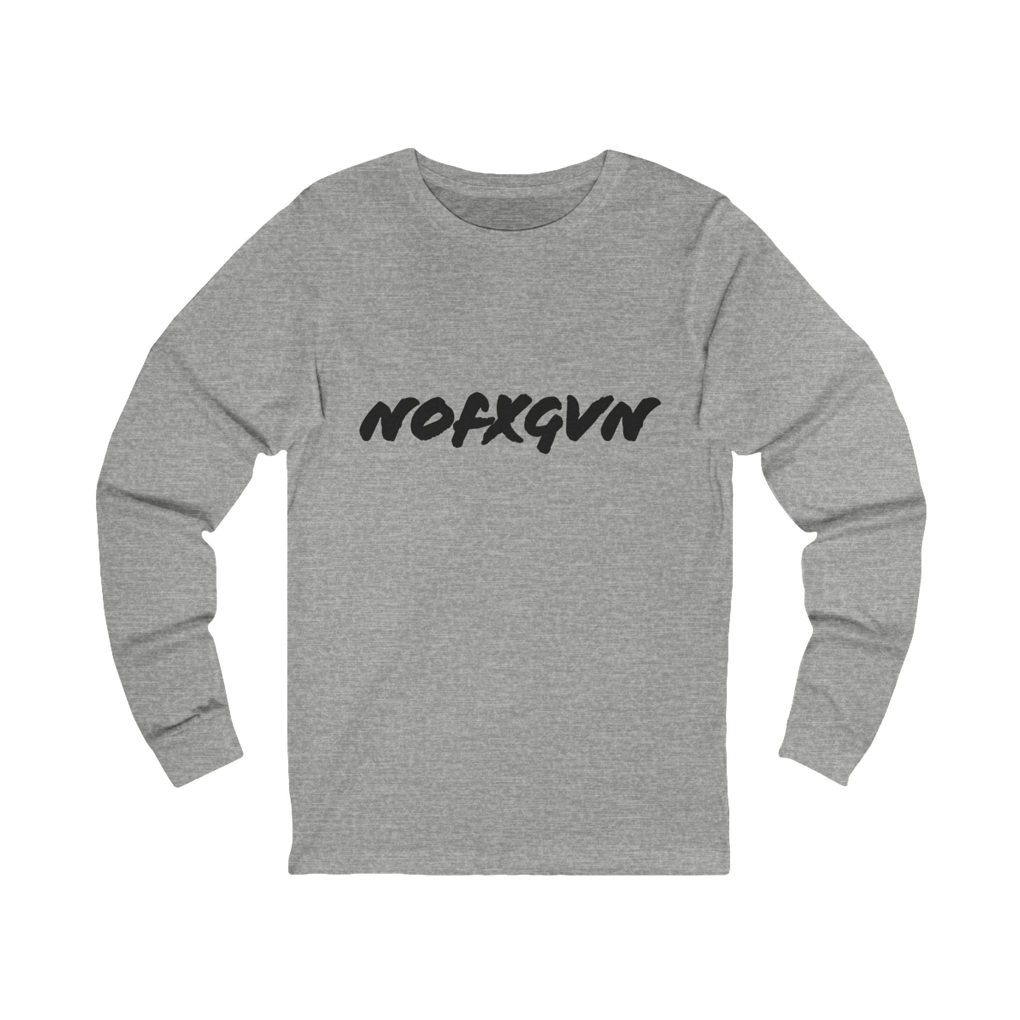 NOFXGVN Long Sleeve Tee in Athletic Heather | NOFXGVN