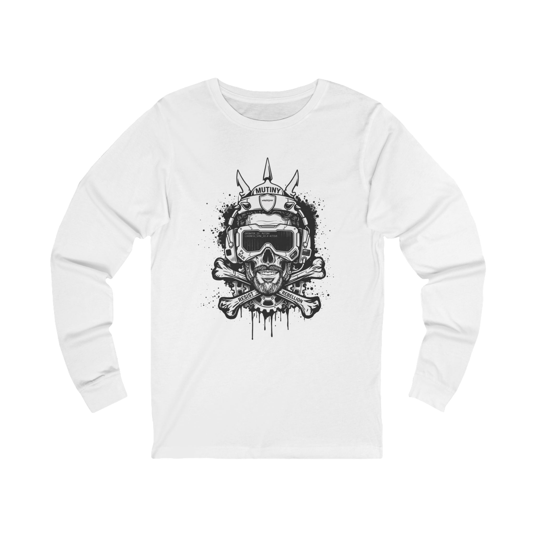 Skull Pilot Long Sleeve Tee