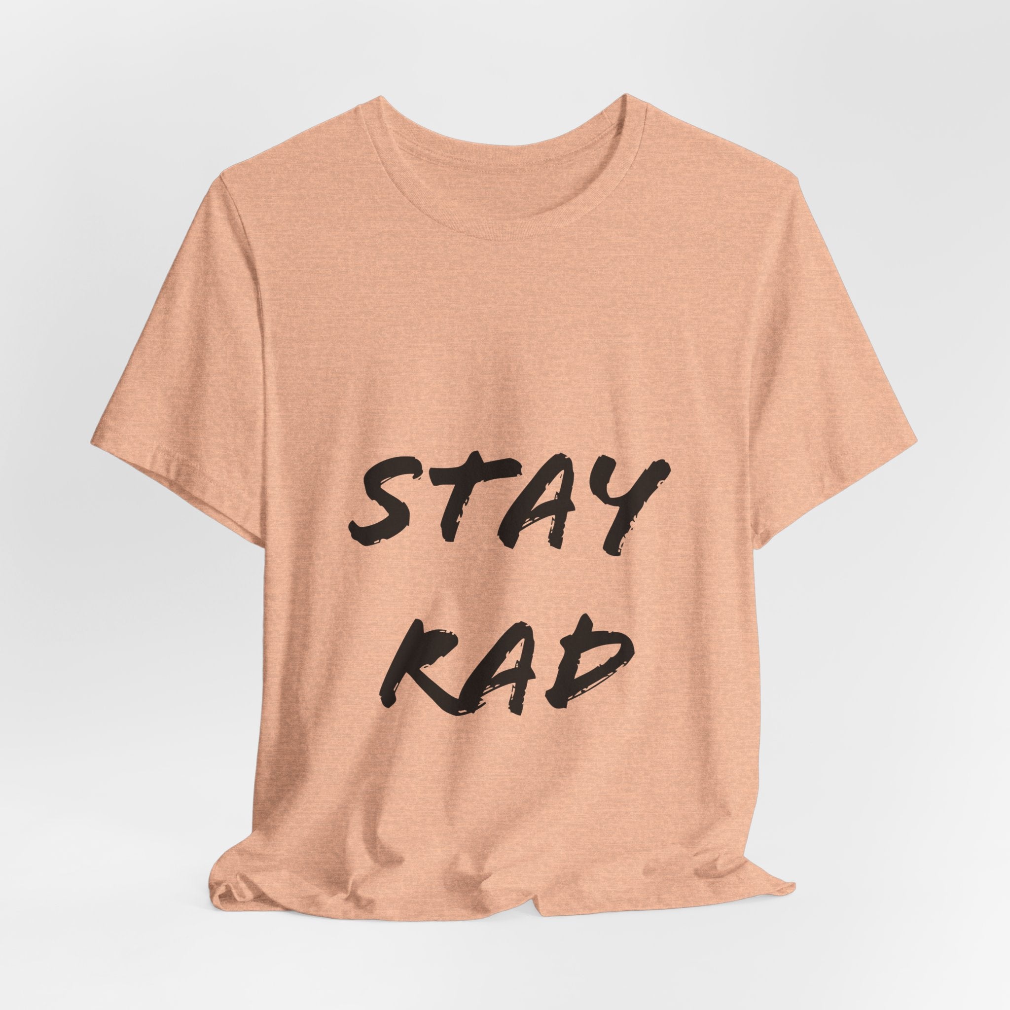 Stay Rad T-Shirt in Heather Peach | NOFXGVN