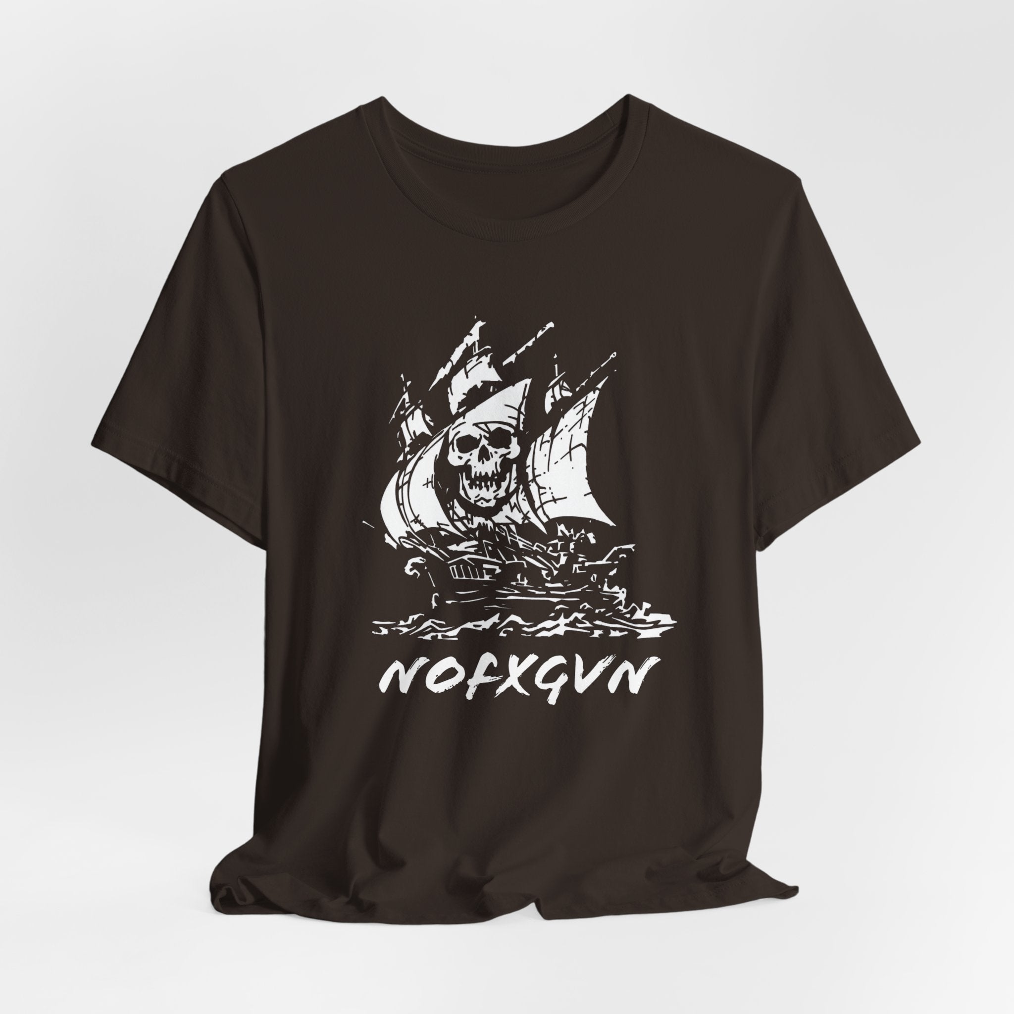 NOFXGVN 'Pirate Bay' Tee in Brown | NOFXGVN