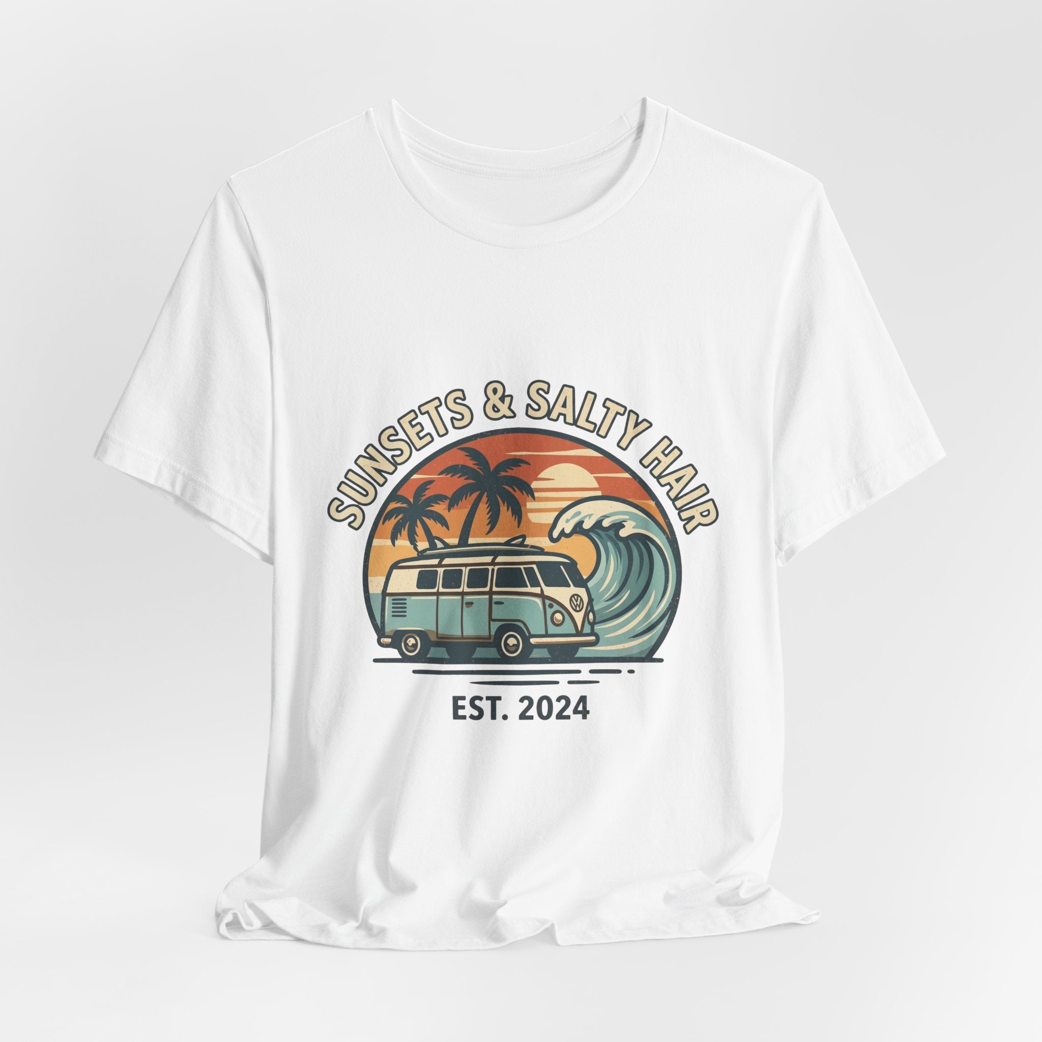 Sunsets & Salty Hair Tee in White | NOFXGVN