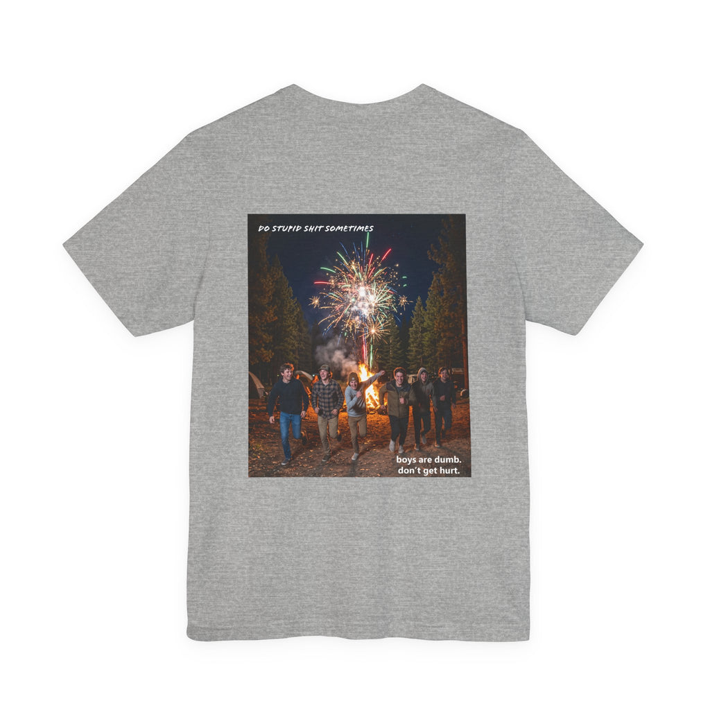 Boys Are Dumb - Back Print T