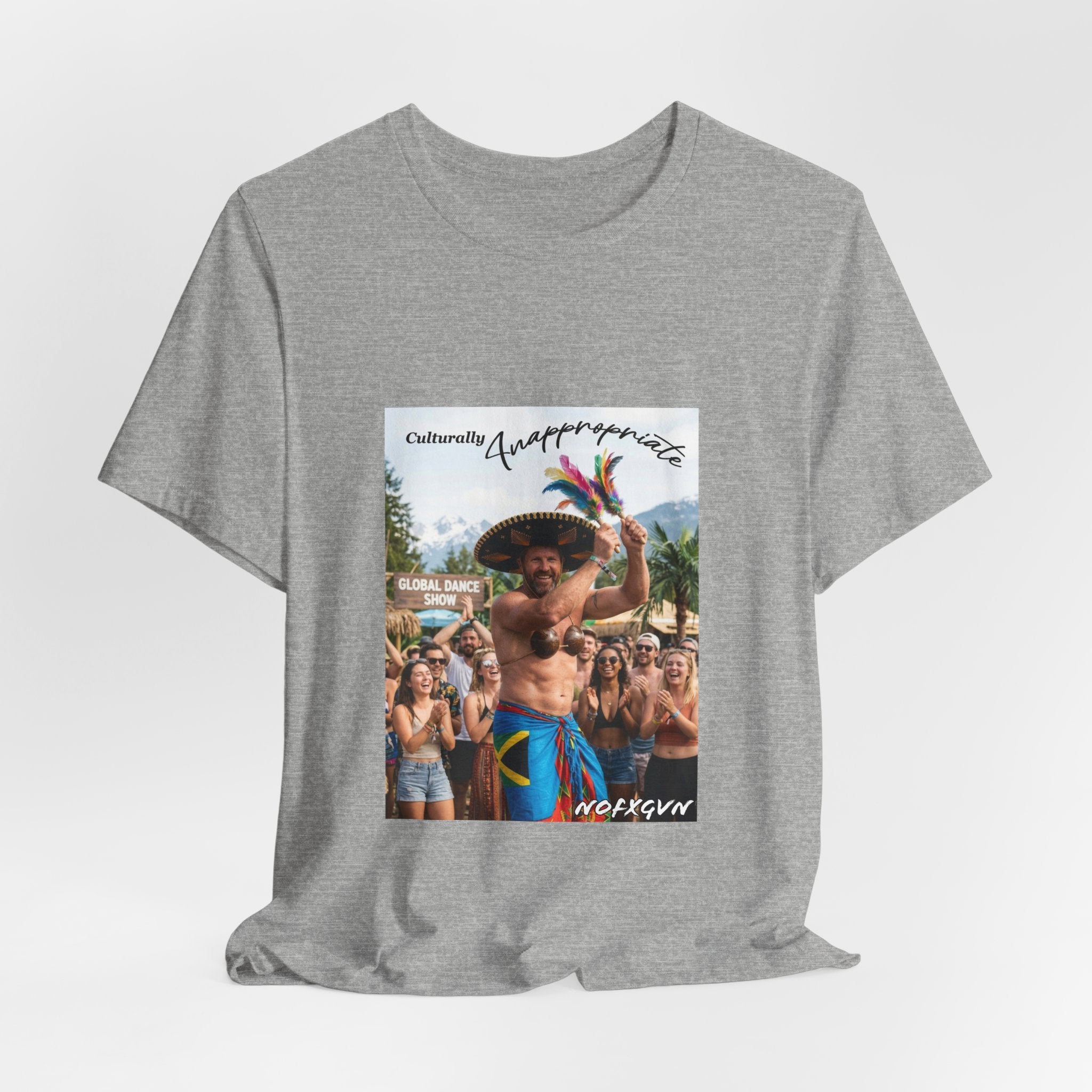 Culturally Inappropriate Tee | Retro Beach Party Photo T-Shirt