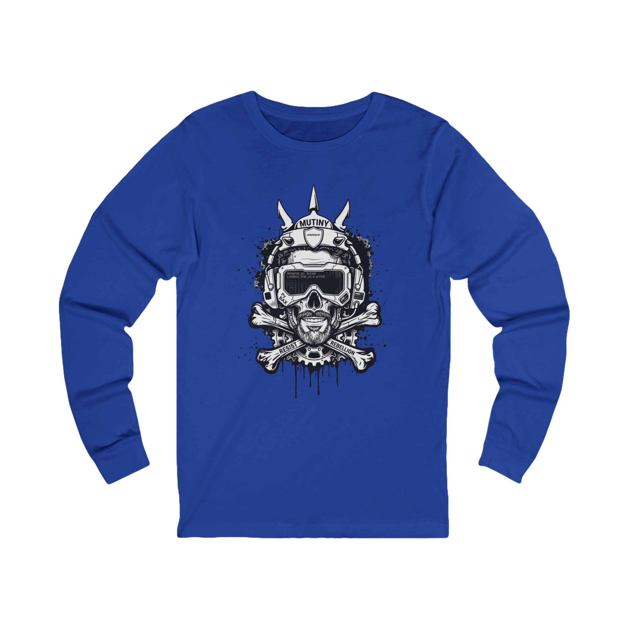 Skull Pilot Long Sleeve Tee