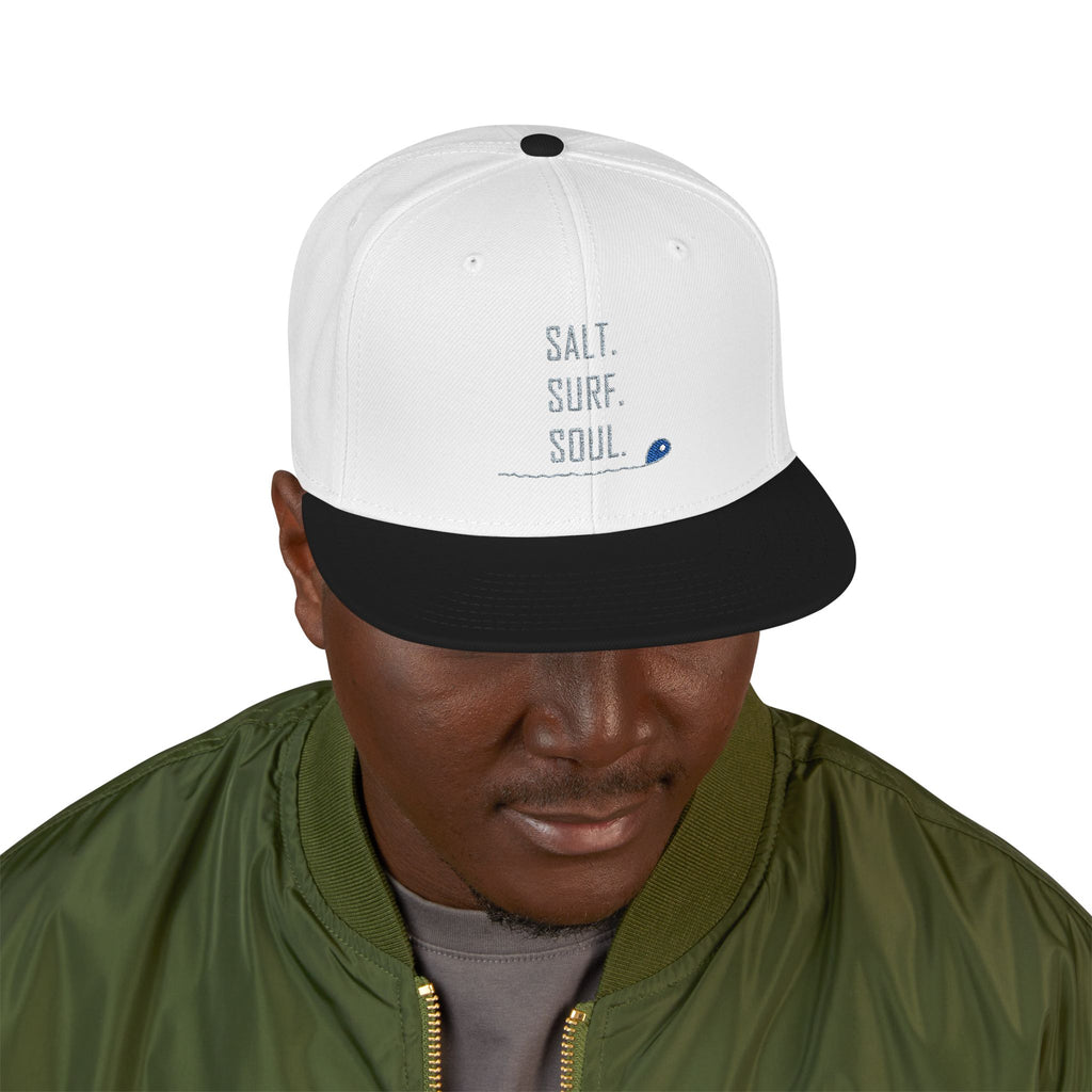Embroidered 'Salt.Surf.Soul.' Snapback Hat