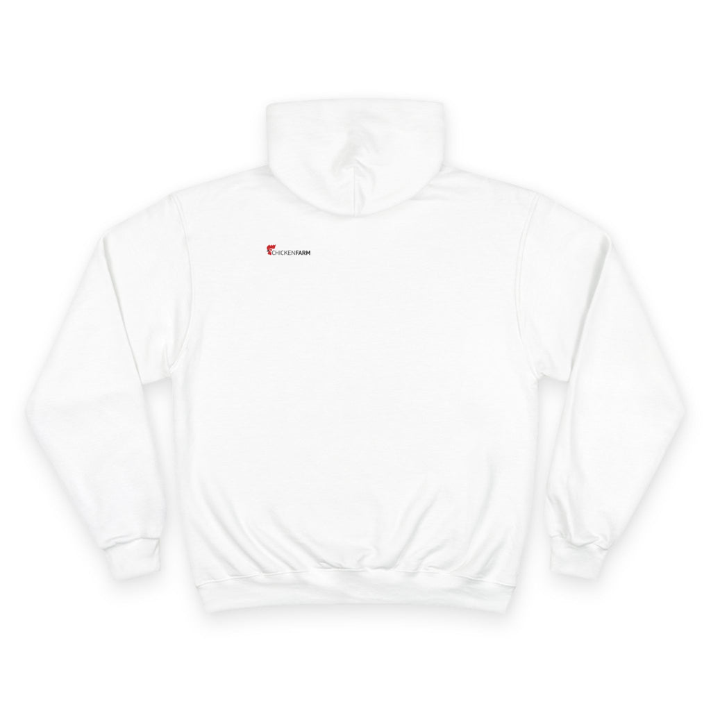 DZLFRK White Text Champion Hoodie