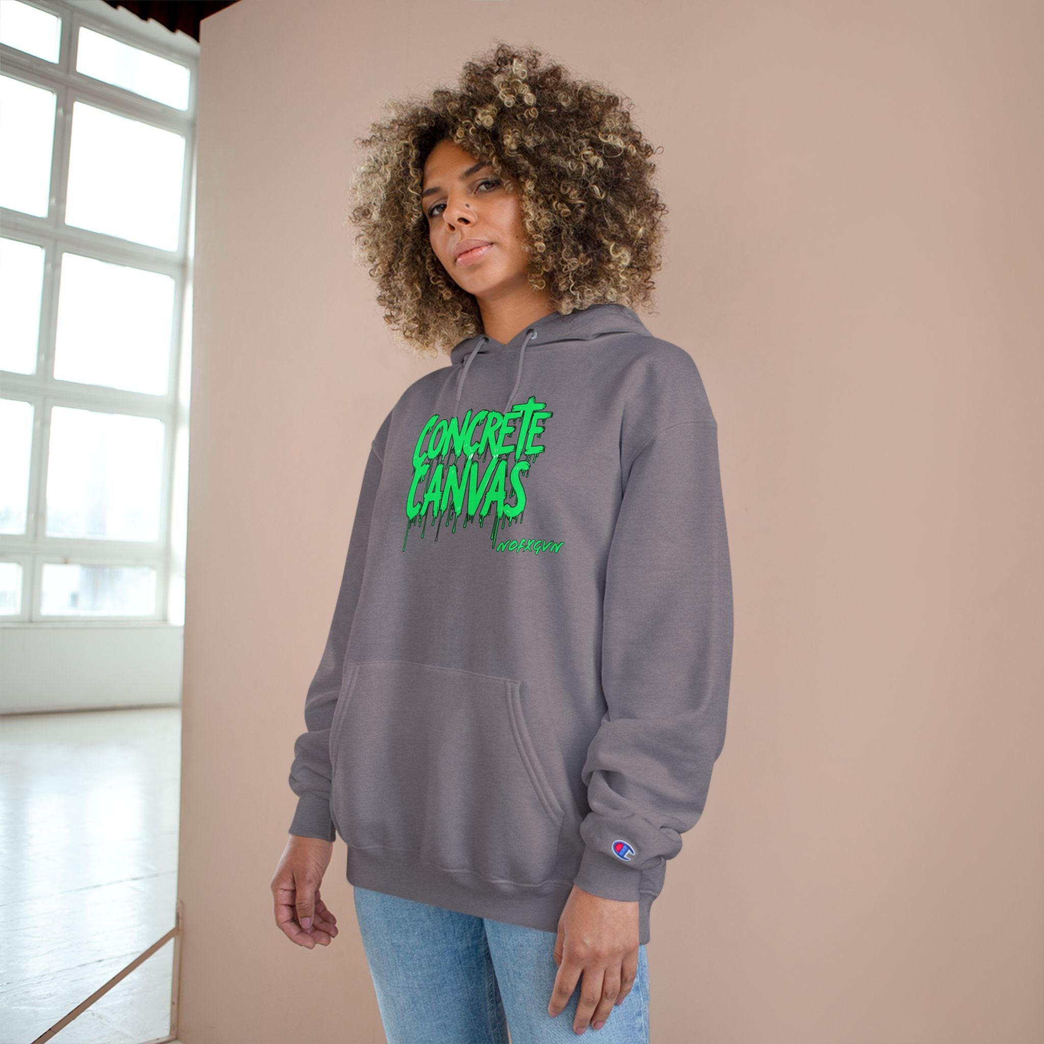 'Concrete Canvas'  Champion Hoodie