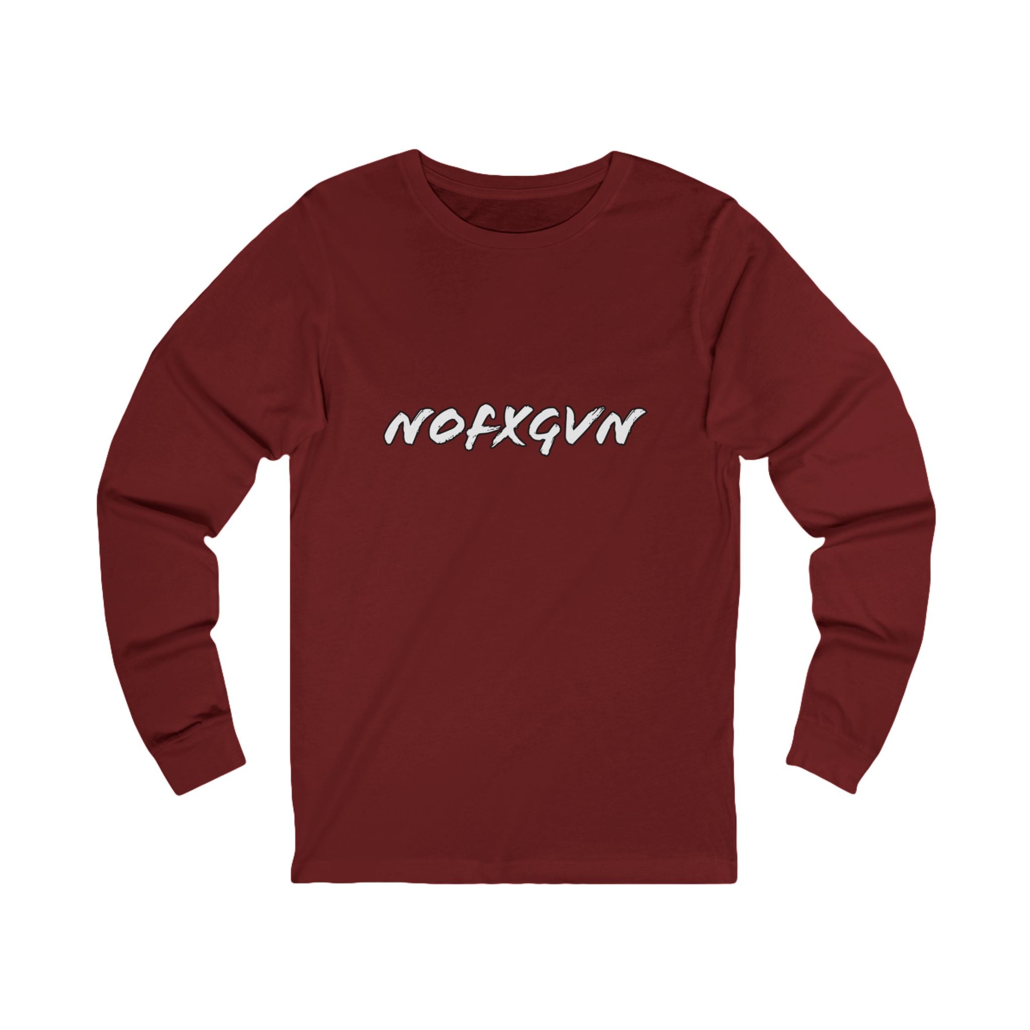 'send it.' Long Sleeve Tee in Cardinal | NOFXGVN