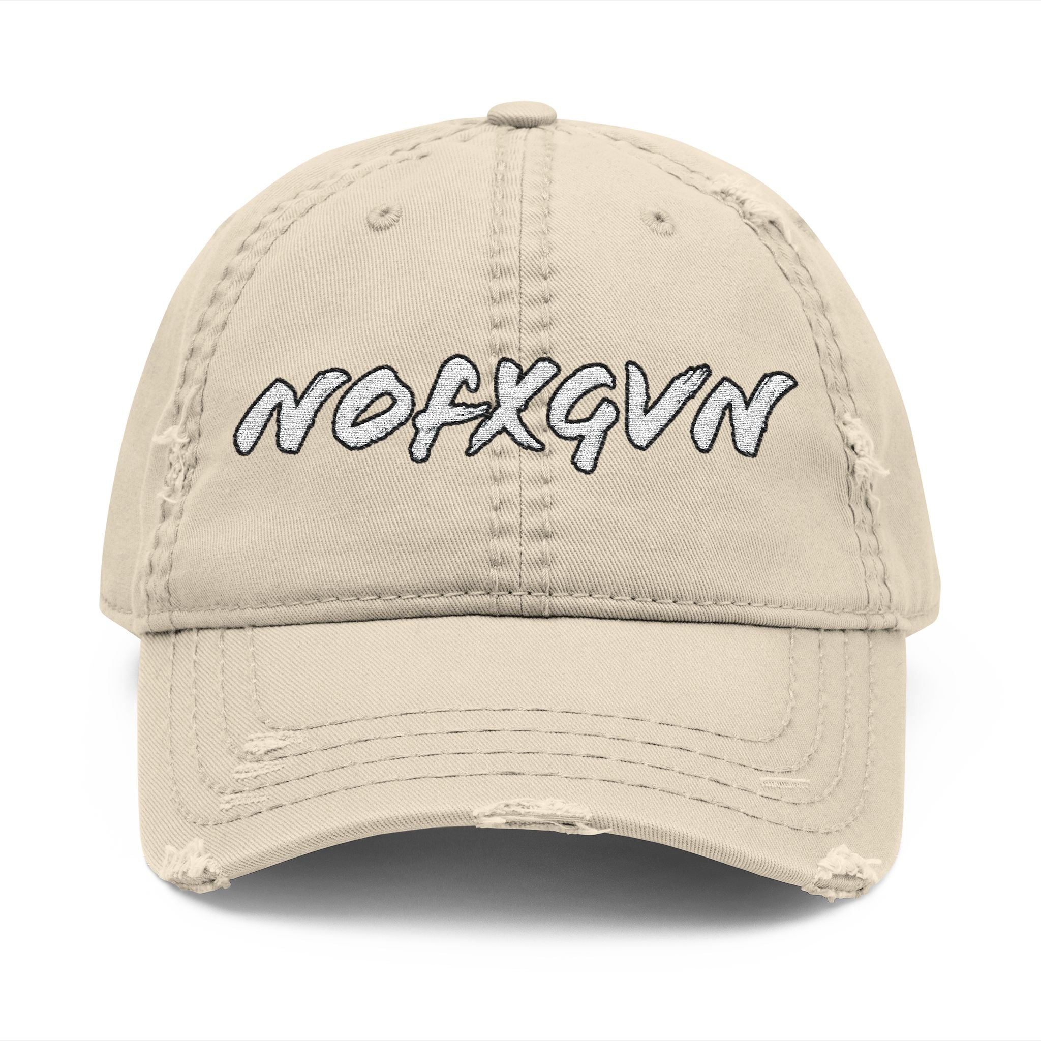 NOFXGVN Distressed Streetwear Cap