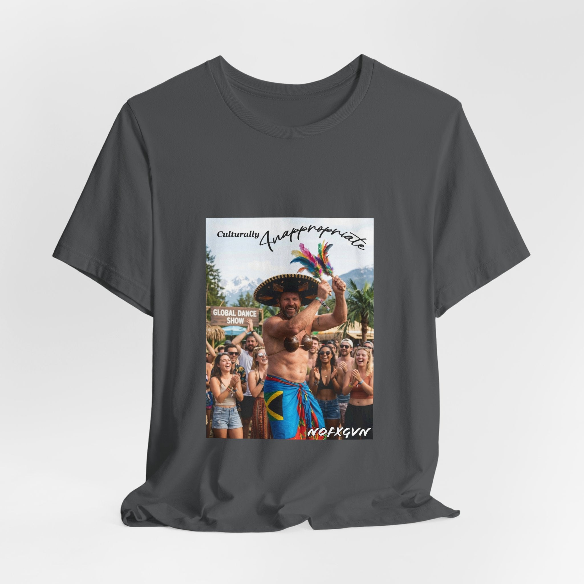 Culturally Inappropriate Tee | Retro Beach Party Photo T-Shirt