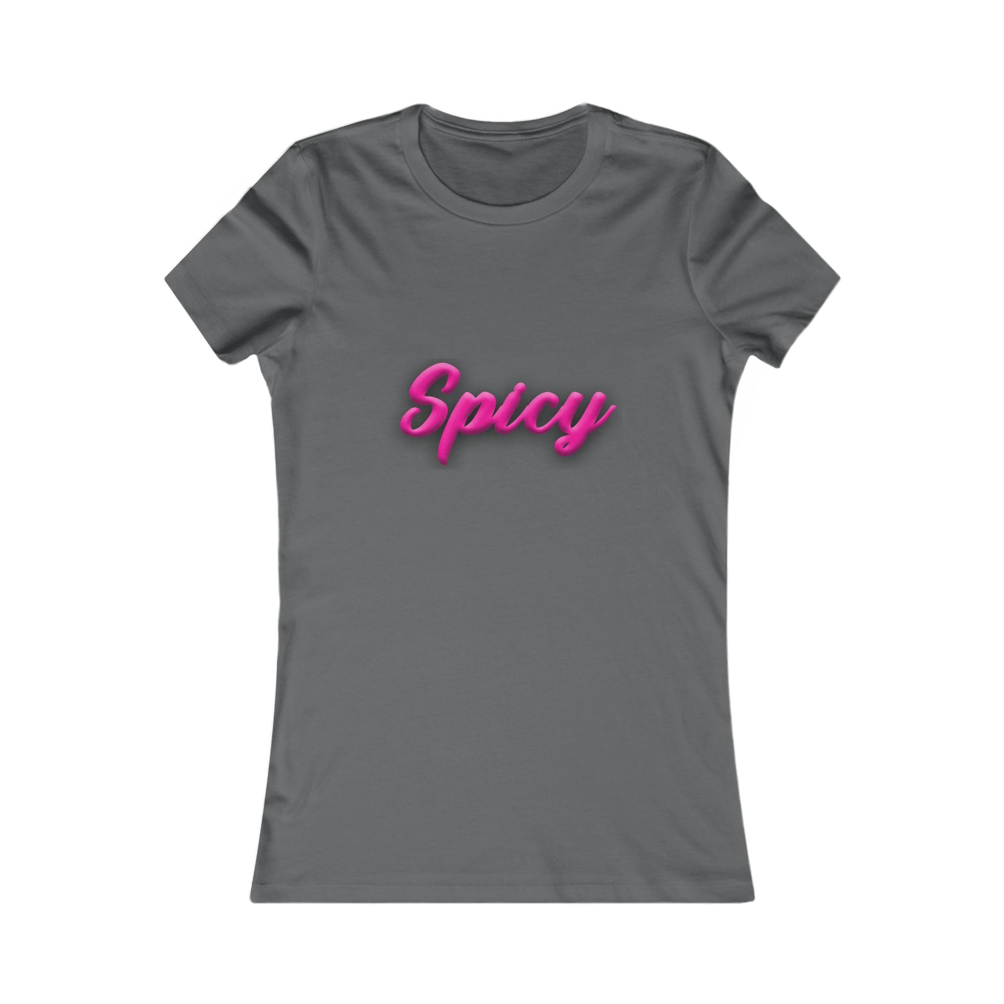 Spicy Women's Tee - Hot Pink Script