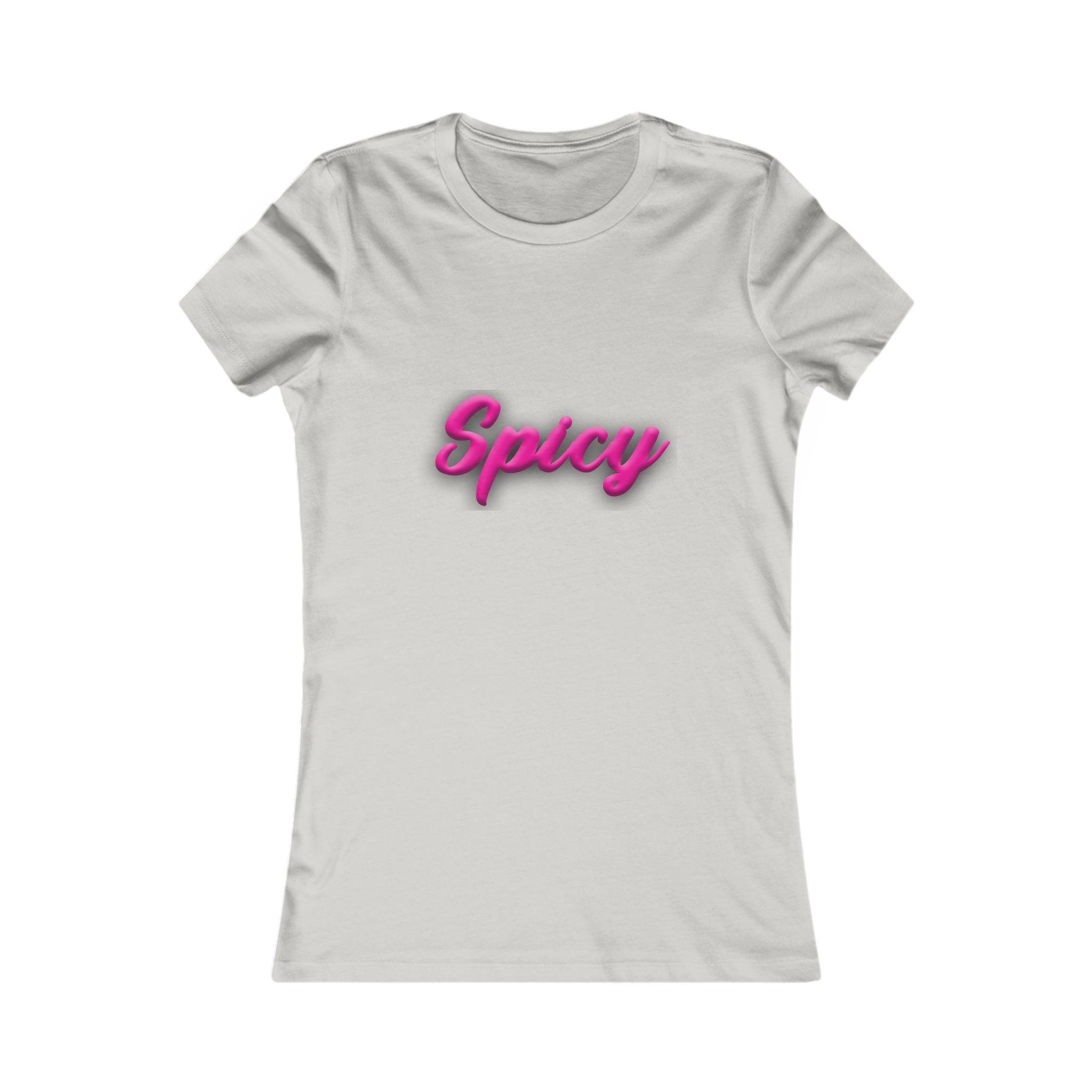 Spicy Women's Tee - Hot Pink Script