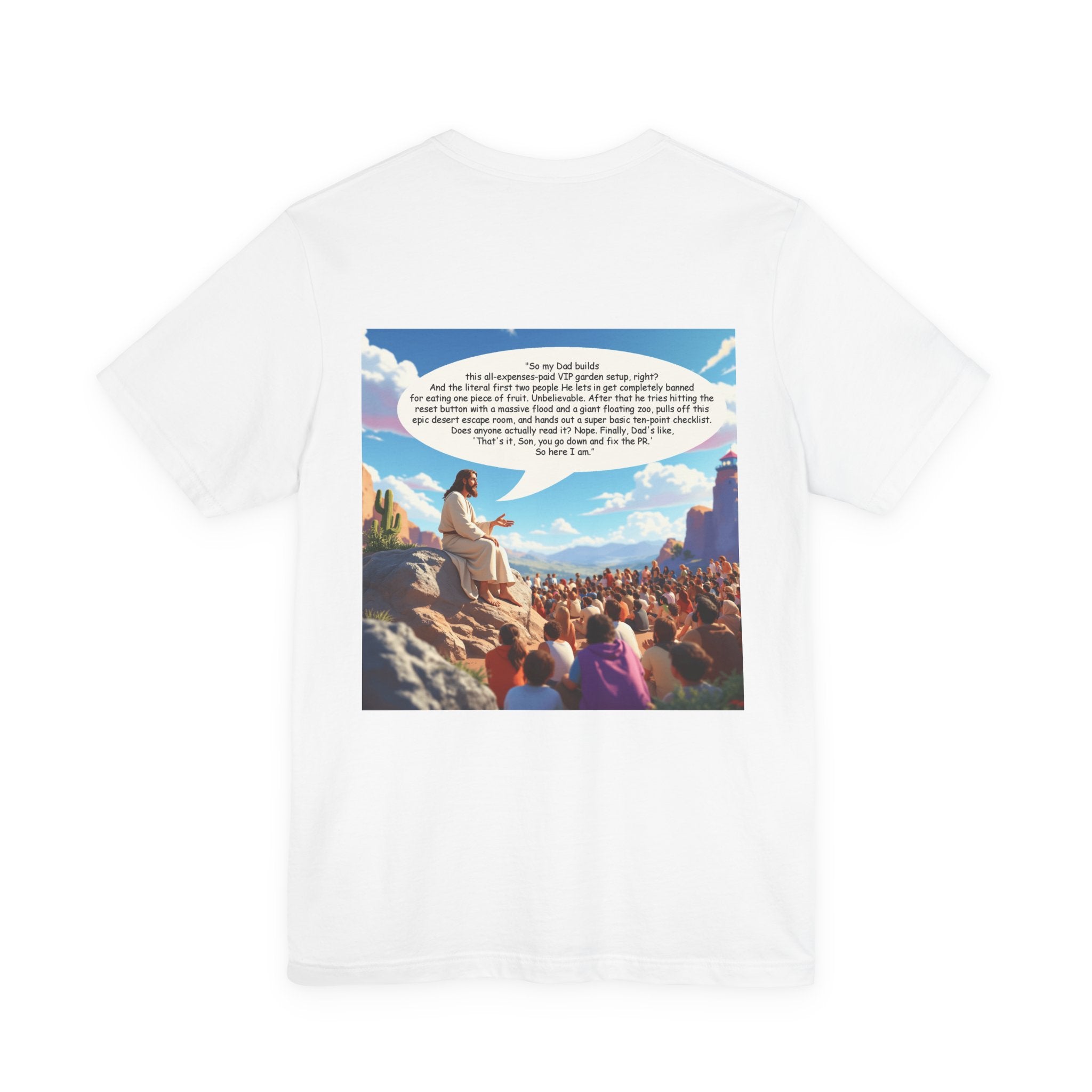 Jesus Story Graphic Tee — view 3 | NOFXGVN