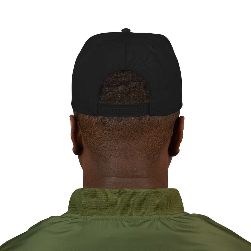 'Dirt. Sweat. Diesel.' Embroidered Snap-Back.