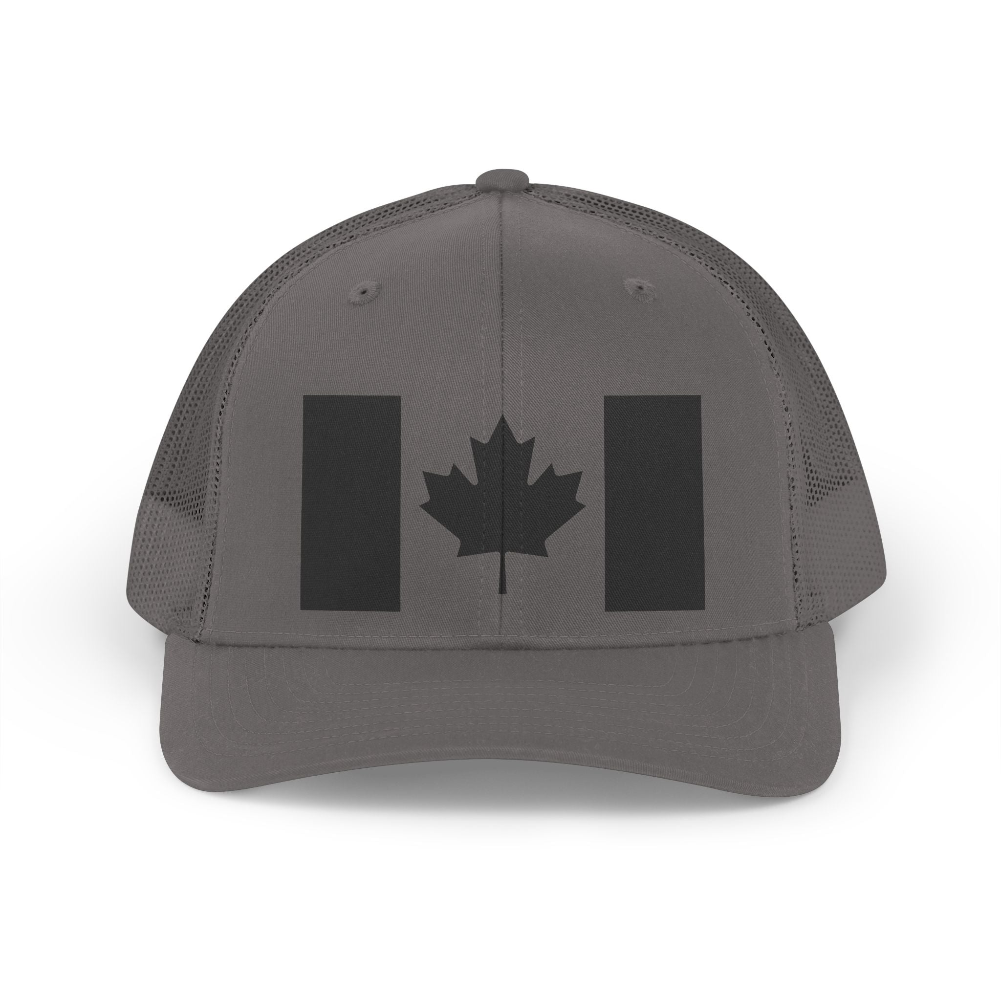 Canada Maple Leaf Trucker Hat in Charcoal | NOFXGVN
