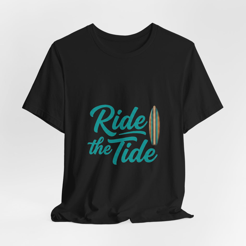 Ride the Tide Surf T‑Shirt in Black | NOFXGVN