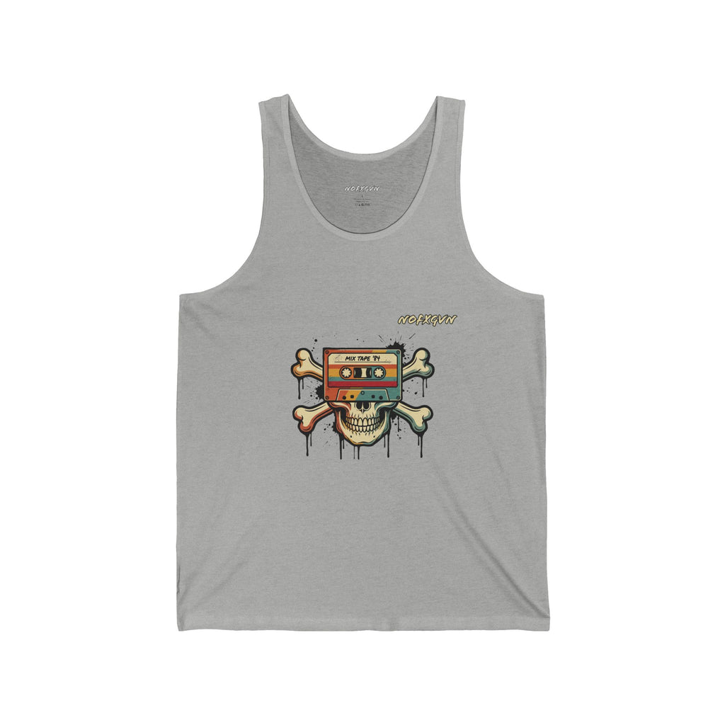 Retro Music Pirate Tank Top in Athletic Heather | NOFXGVN