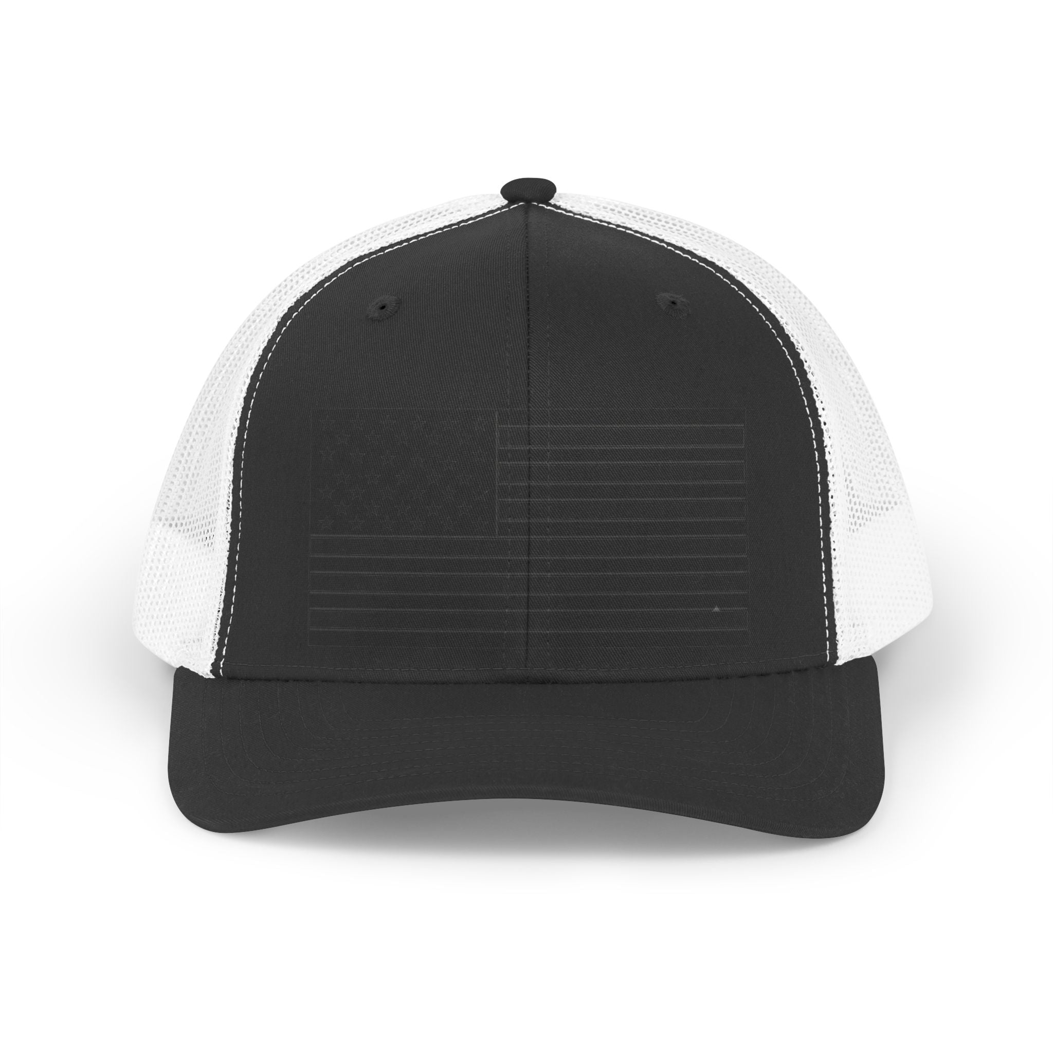 American Flag Trucker Hat in Black/White | NOFXGVN
