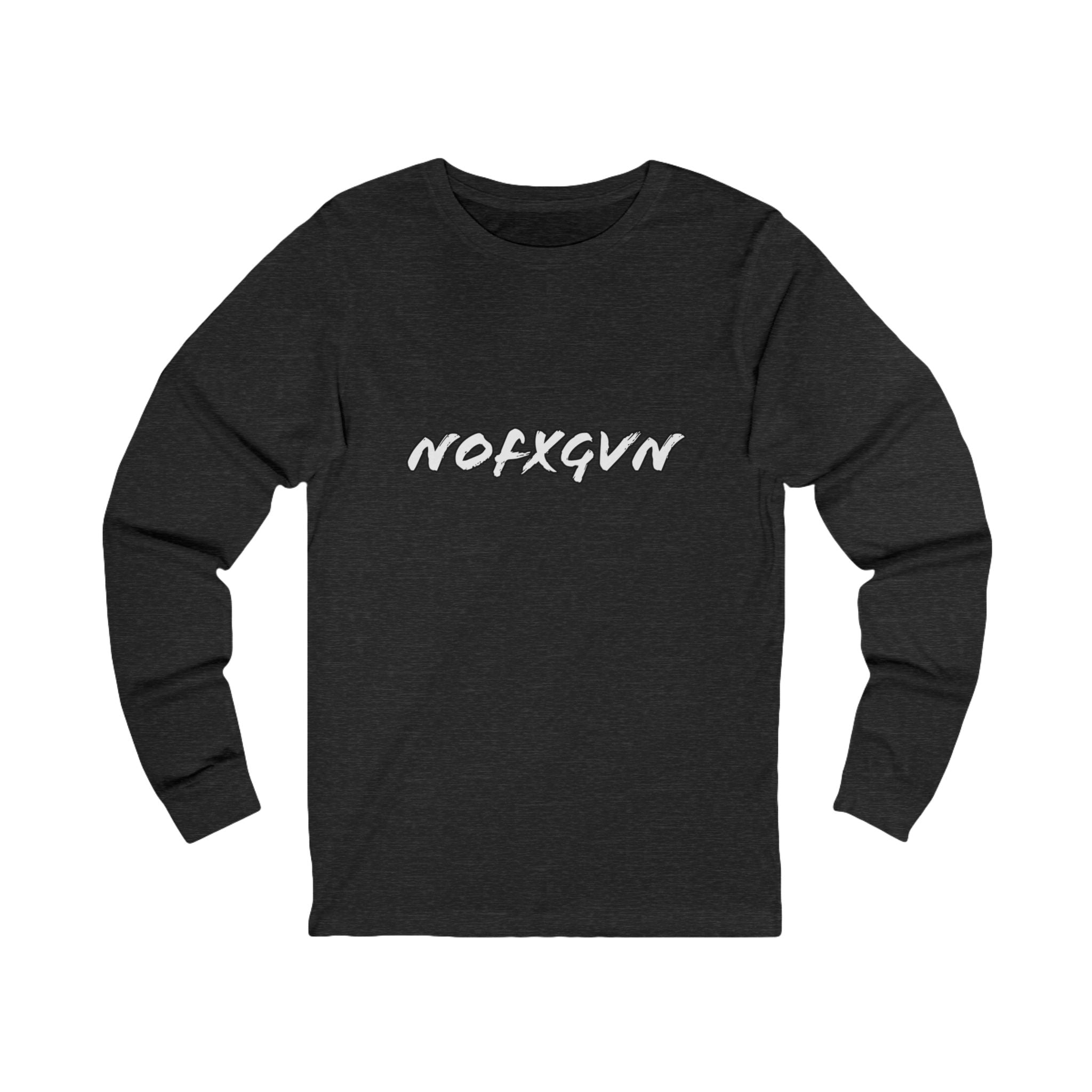 'send it.' Long Sleeve Tee in Dark Grey Heather | NOFXGVN