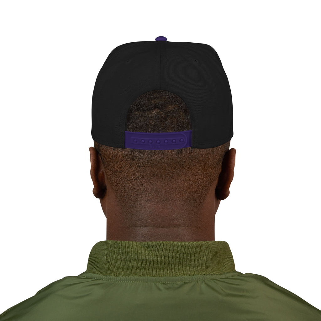 'Dirt. Sweat. Diesel.' Embroidered Snap-Back.
