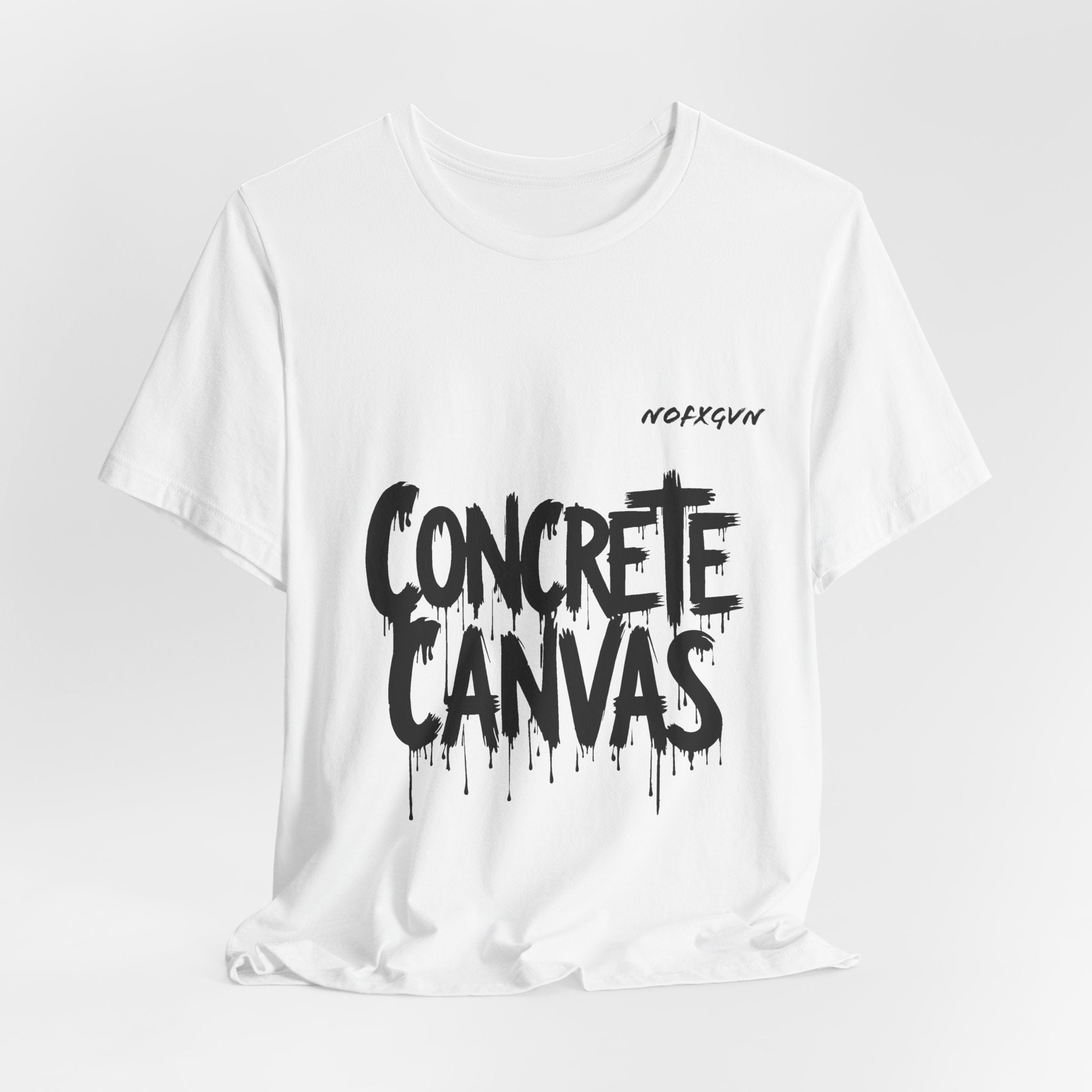 Concrete Canvas Tee — Urban Graffiti Graphic T-Shirt