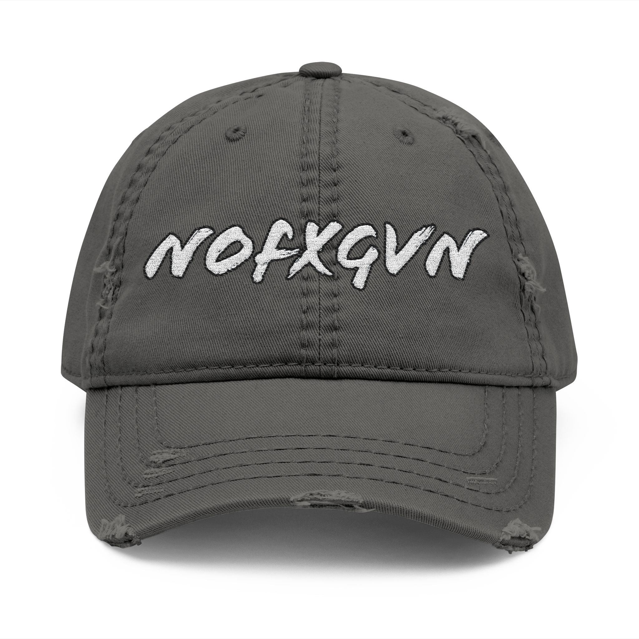 NOFXGVN Distressed Streetwear Cap