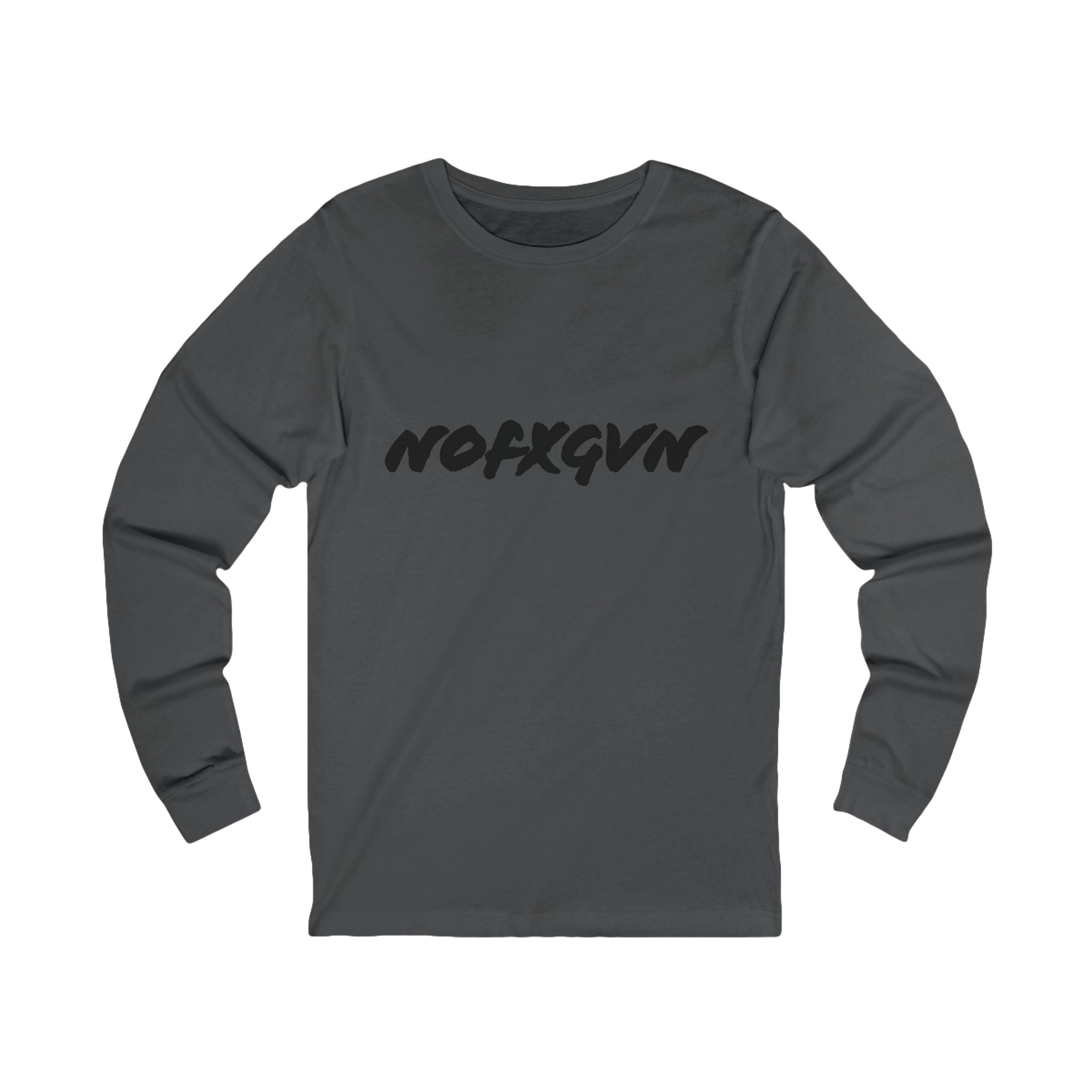 NOFXGVN Long Sleeve Tee in Asphalt | NOFXGVN