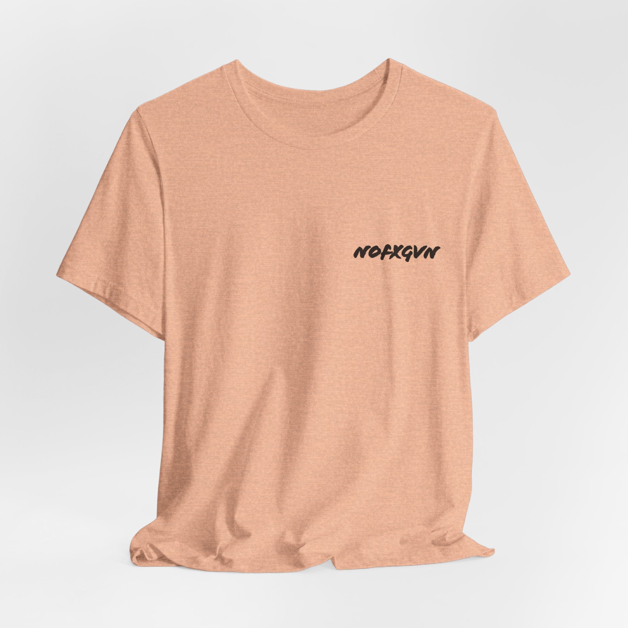 Livin the Grind Skate Tee in Heather Peach | NOFXGVN