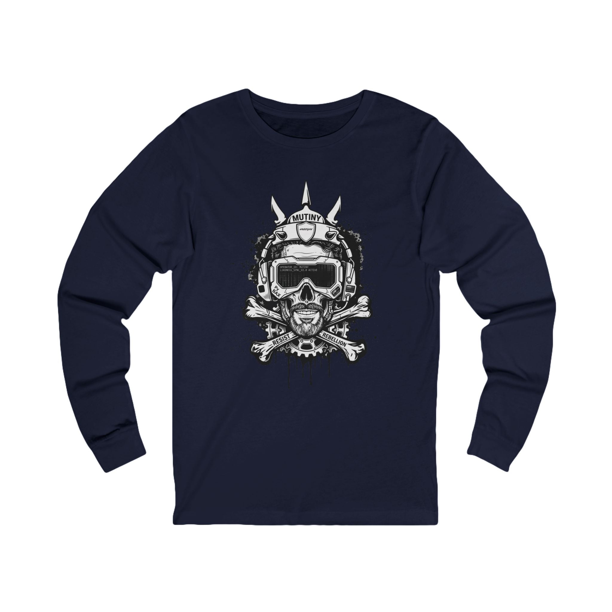 Skull Pilot Long Sleeve Tee