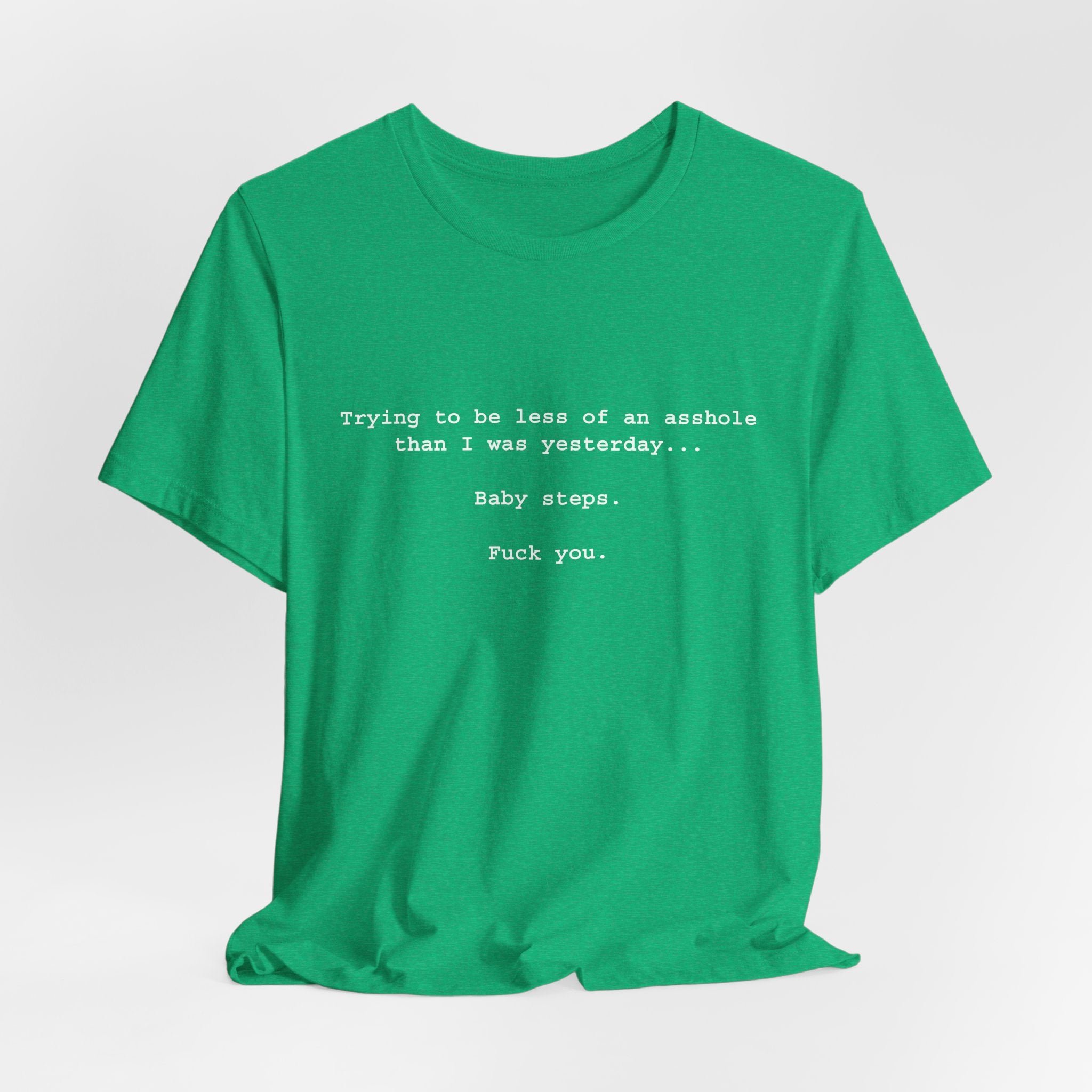 Baby Steps... T-Shirt in Heather Kelly | NOFXGVN