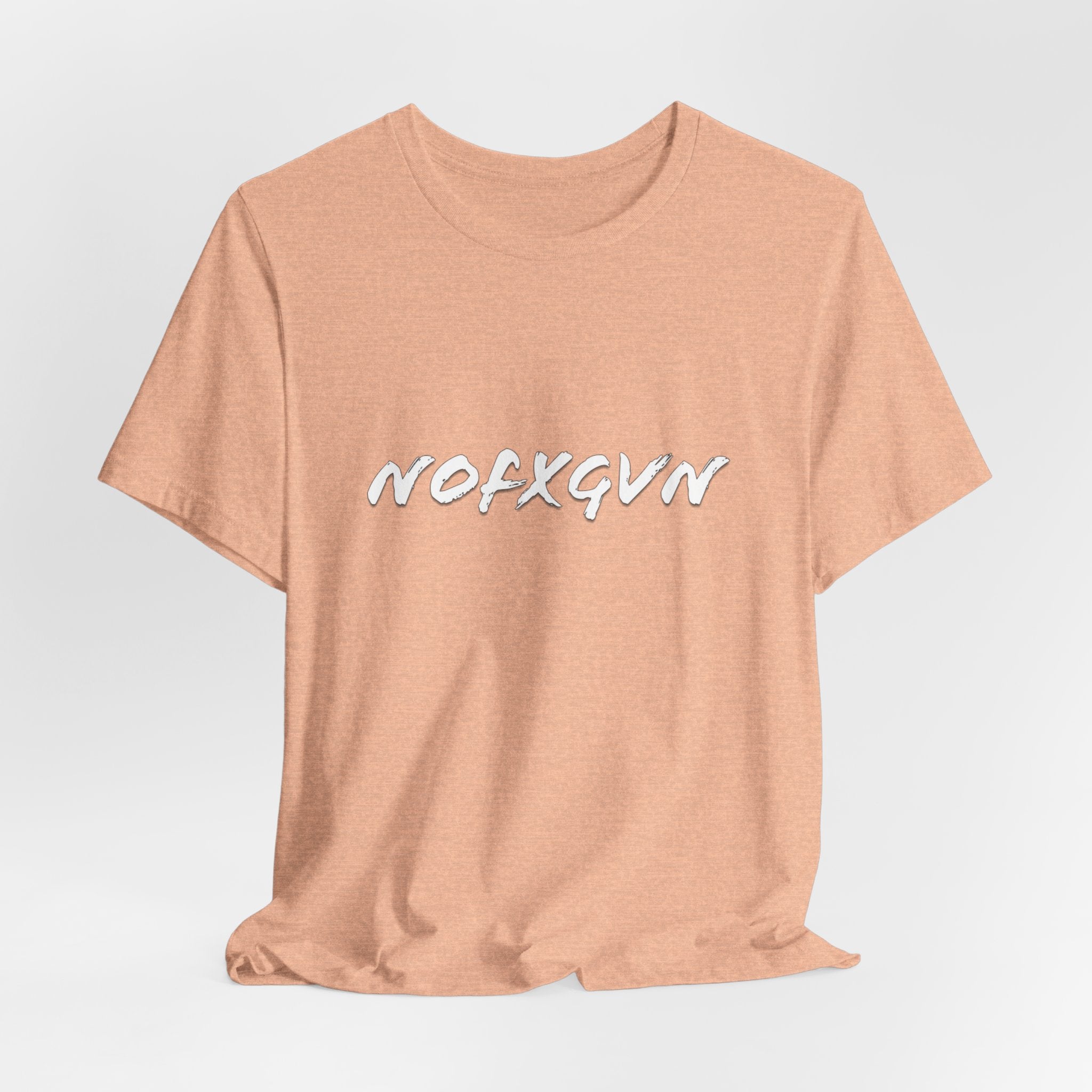 NOFXGVN Short Sleeve Tee in Heather Peach | NOFXGVN