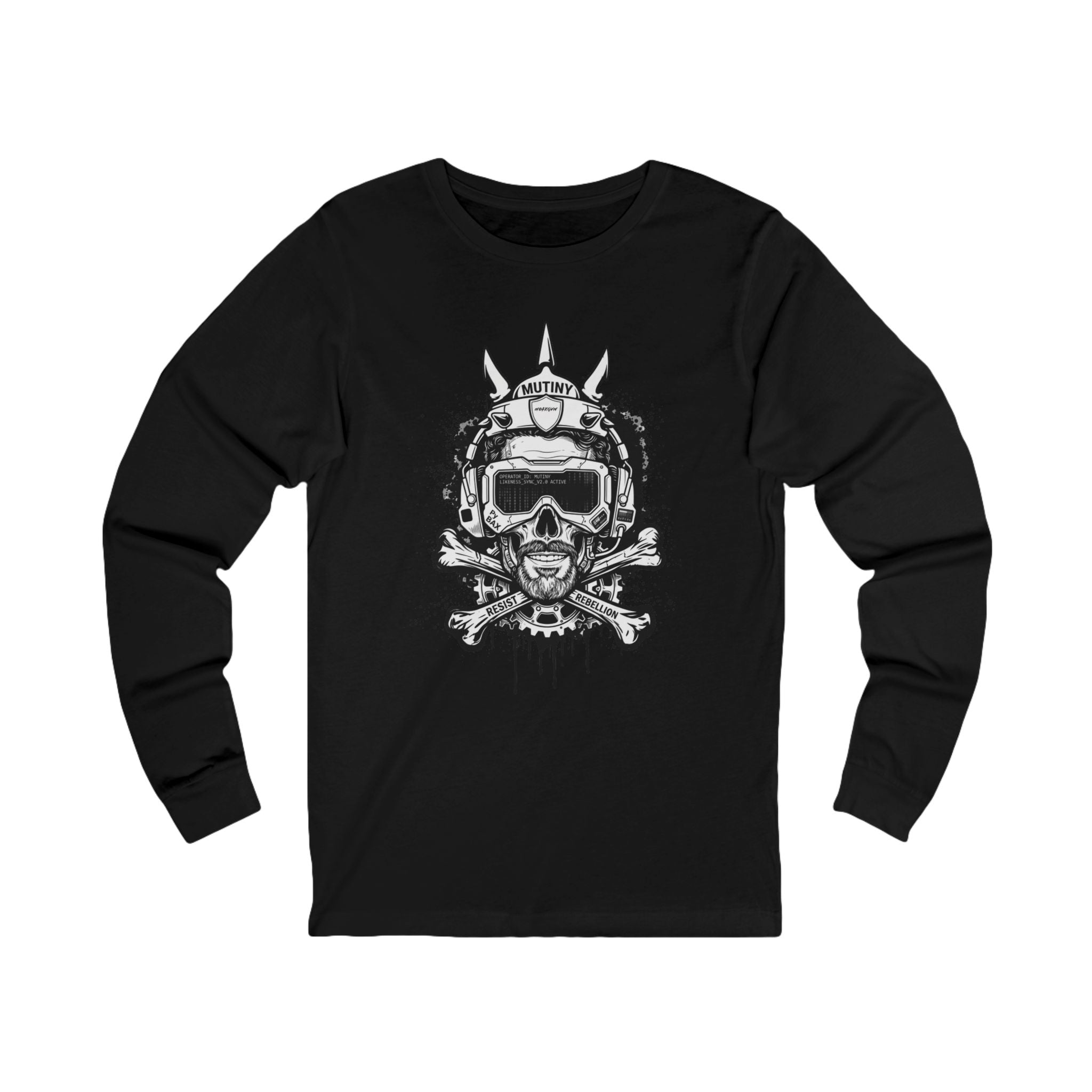 Skull Pilot Long Sleeve Tee