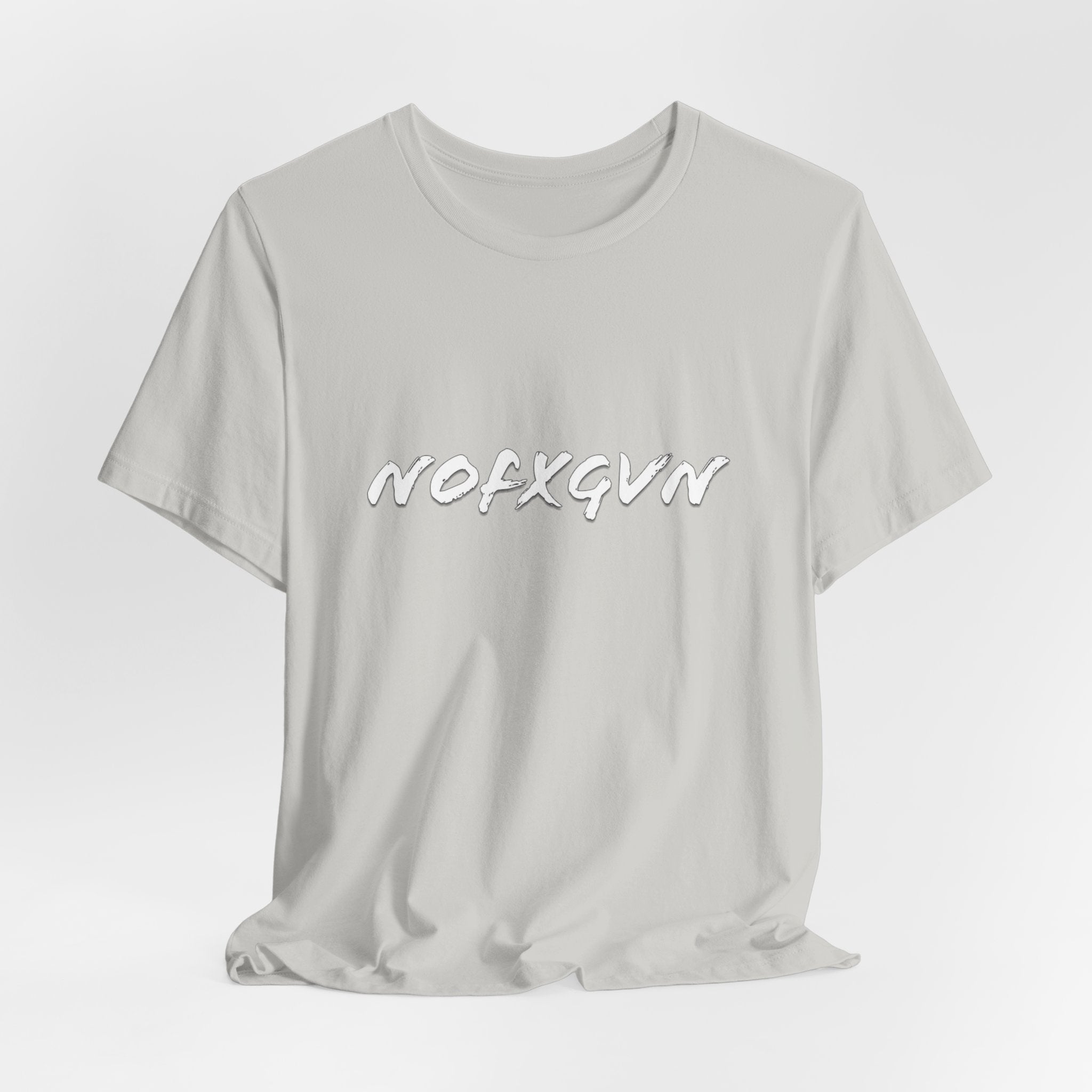 NOFXGVN Short Sleeve Tee in Silver | NOFXGVN