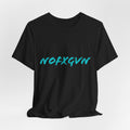 Graphic Tee - "NOFXGVN" Retro Aqua Script T-Shirt